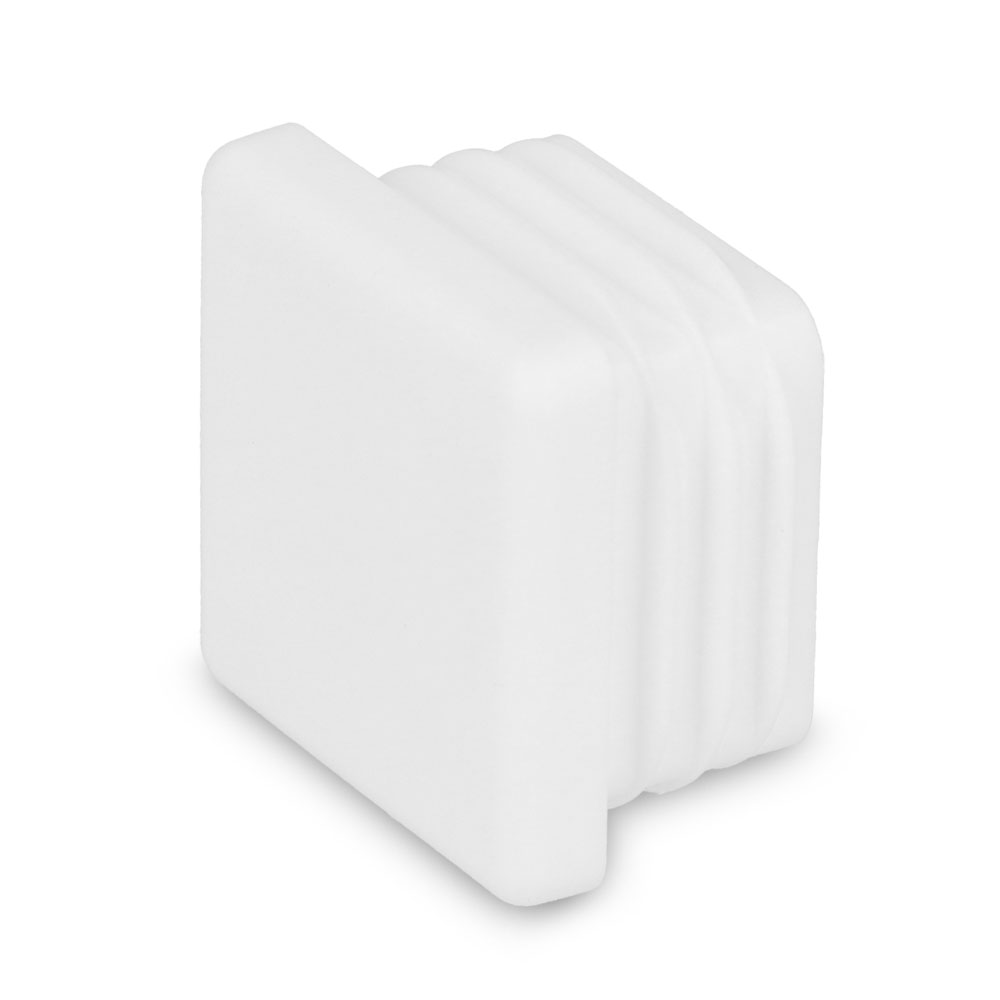 Lamellenstopfen weiss 30 x 30 mm