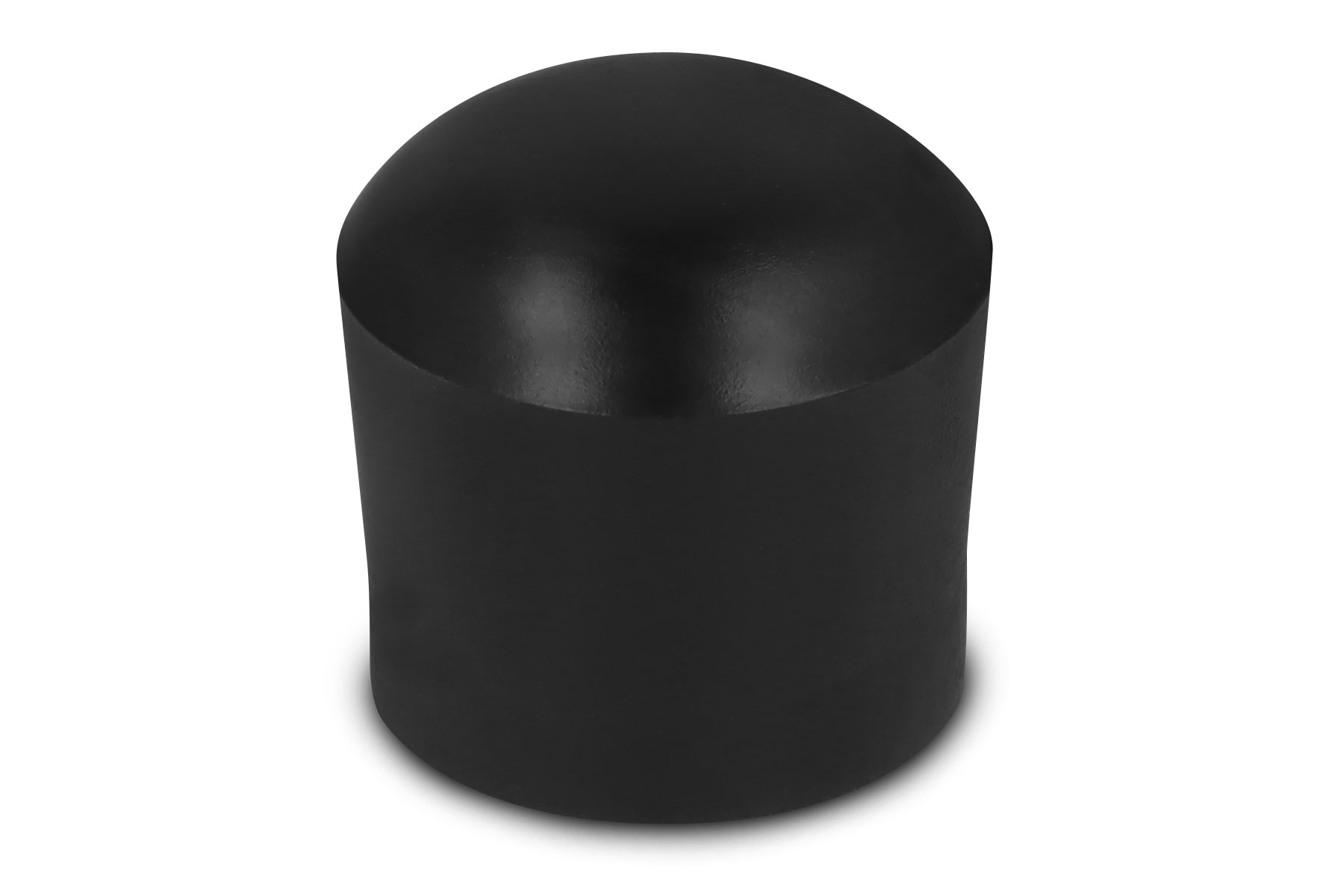 Fusskappen rund 15 mm schwarz