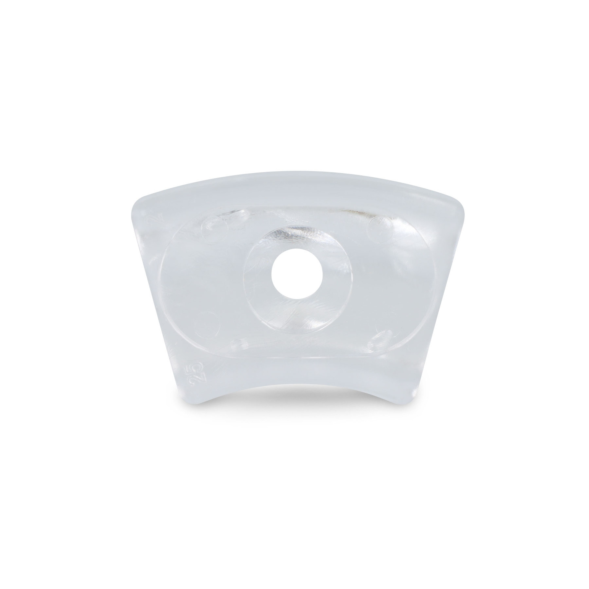 Bogengleiter Teflon transparent 25 mm