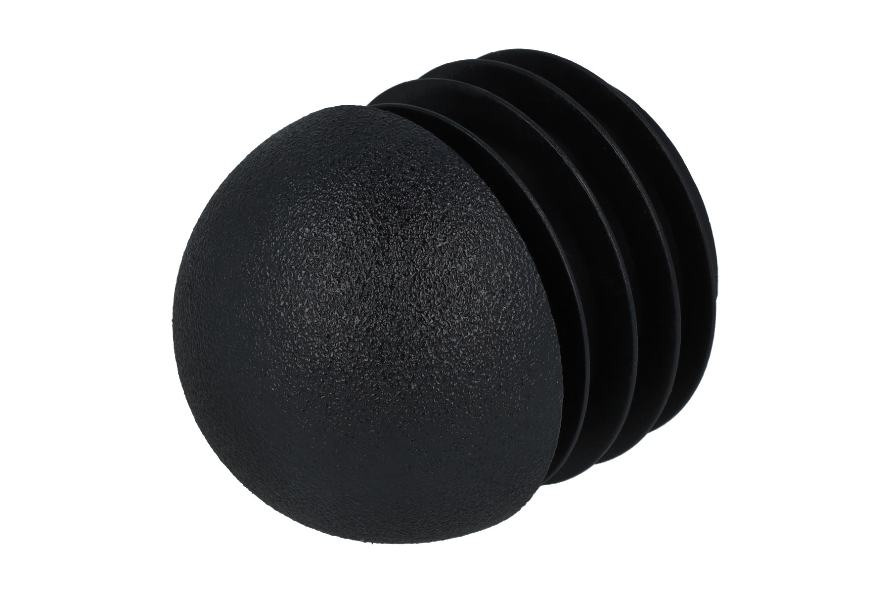 Stopfen mit Kugelkopf schwarz 27,6 - 28,5 mm