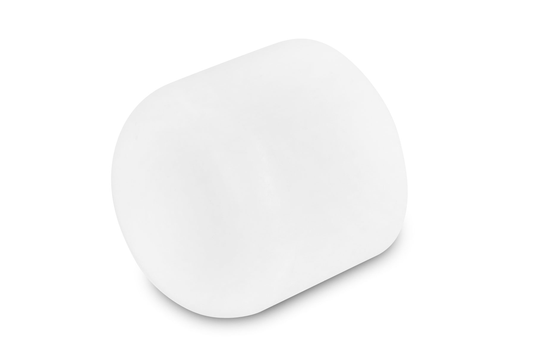 Fusskappen rund 15 mm weiss