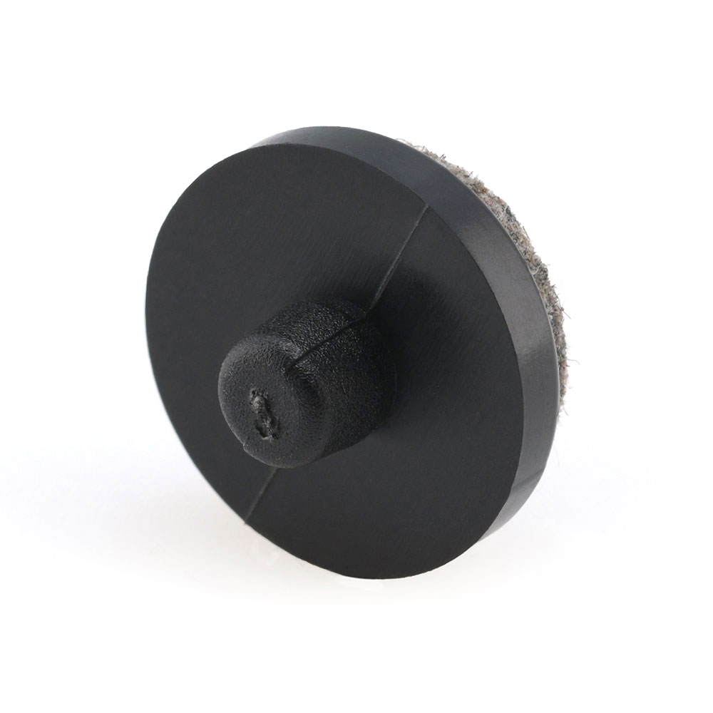 Kantrohrgleiter Filz mit Zapfen 20 mm 6 mm