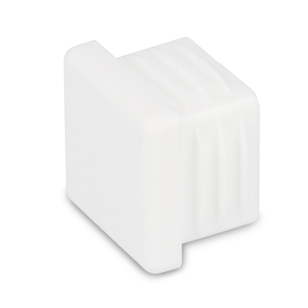 Lamellenstopfen weiss 25 x 25 mm