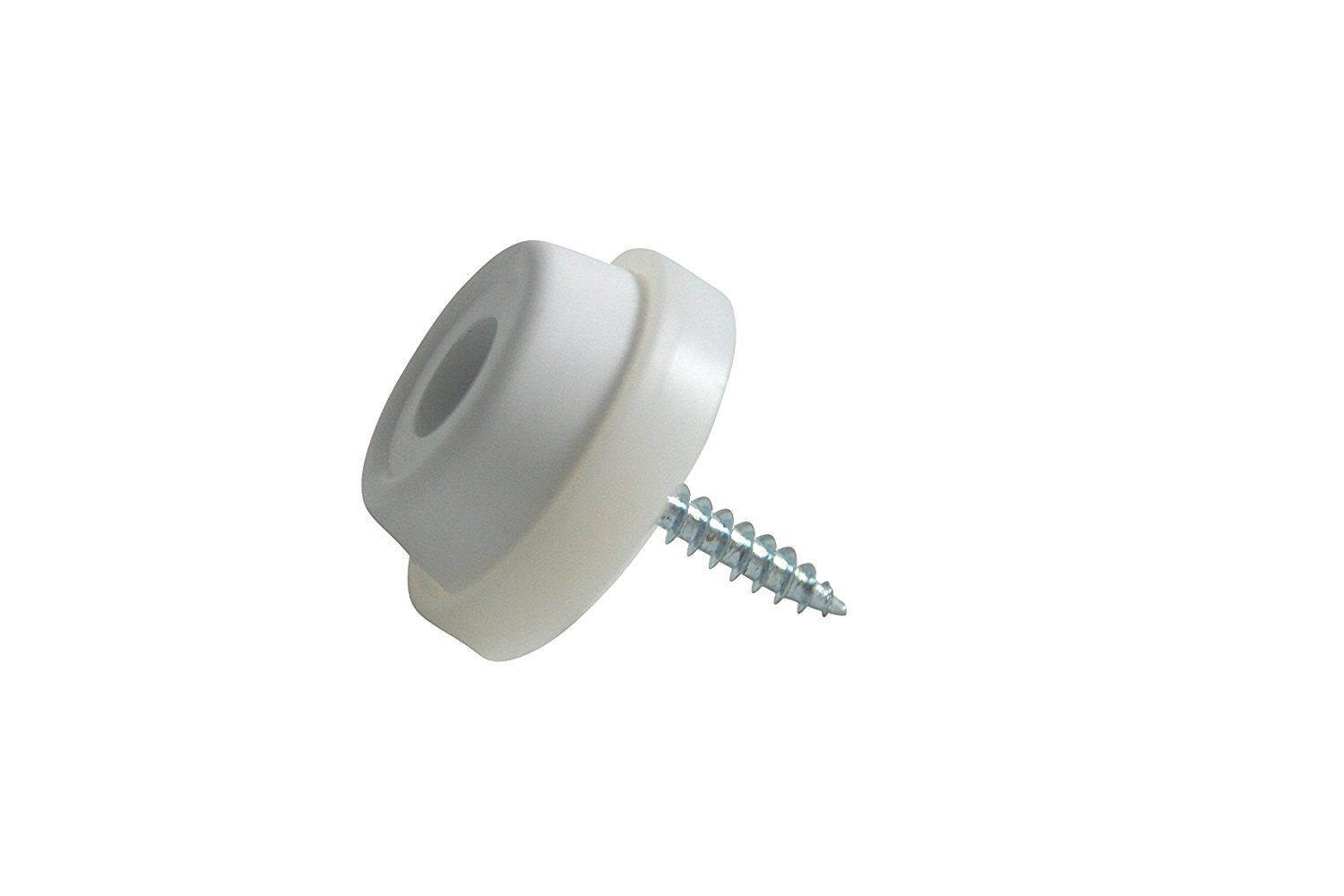 Schraubstopper 24 mm weiss