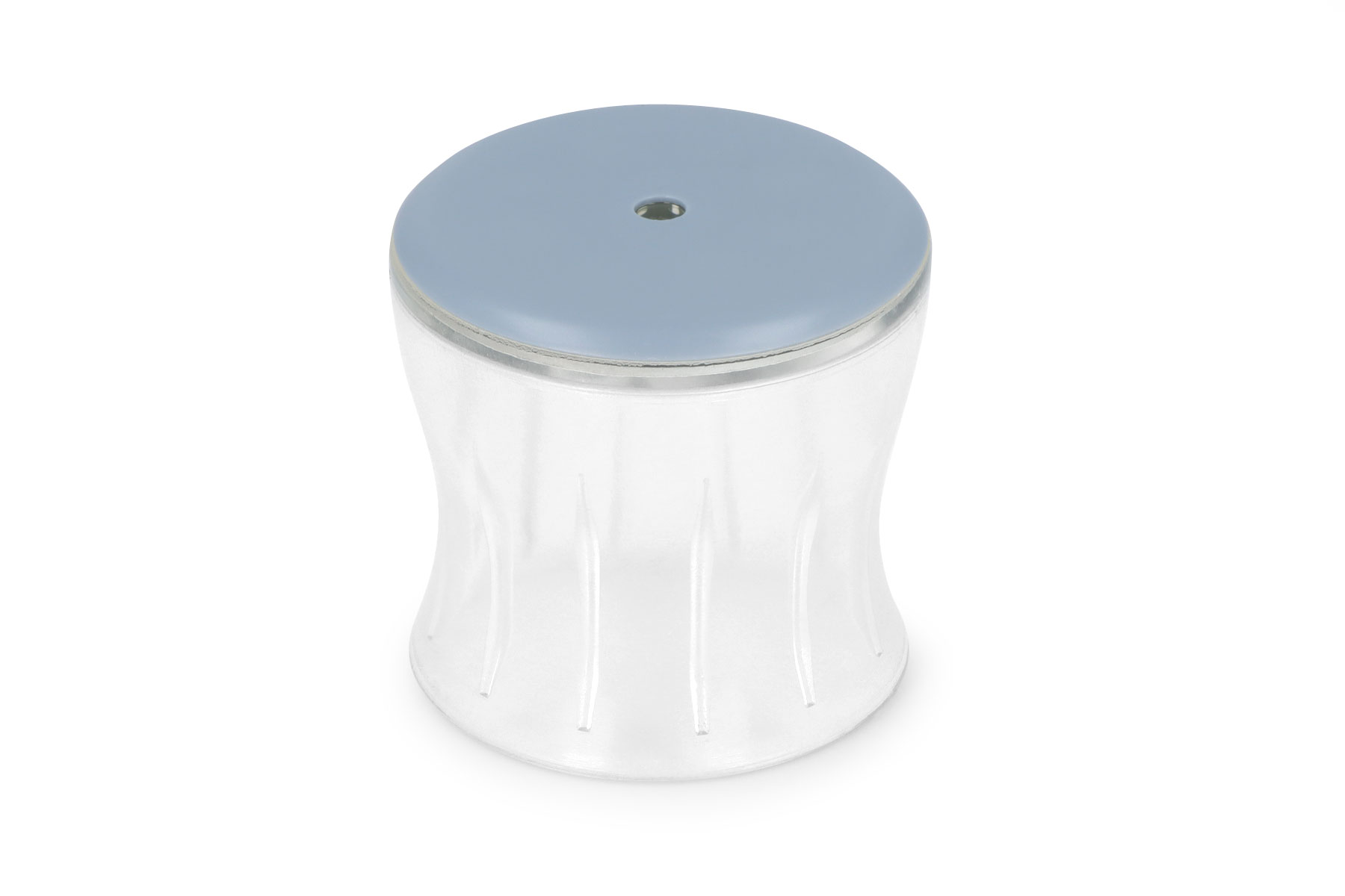 Superflex Kappen Teflon transparent für eckige und runde Beine rund:25-30 mm; eckig: 25-27 mm