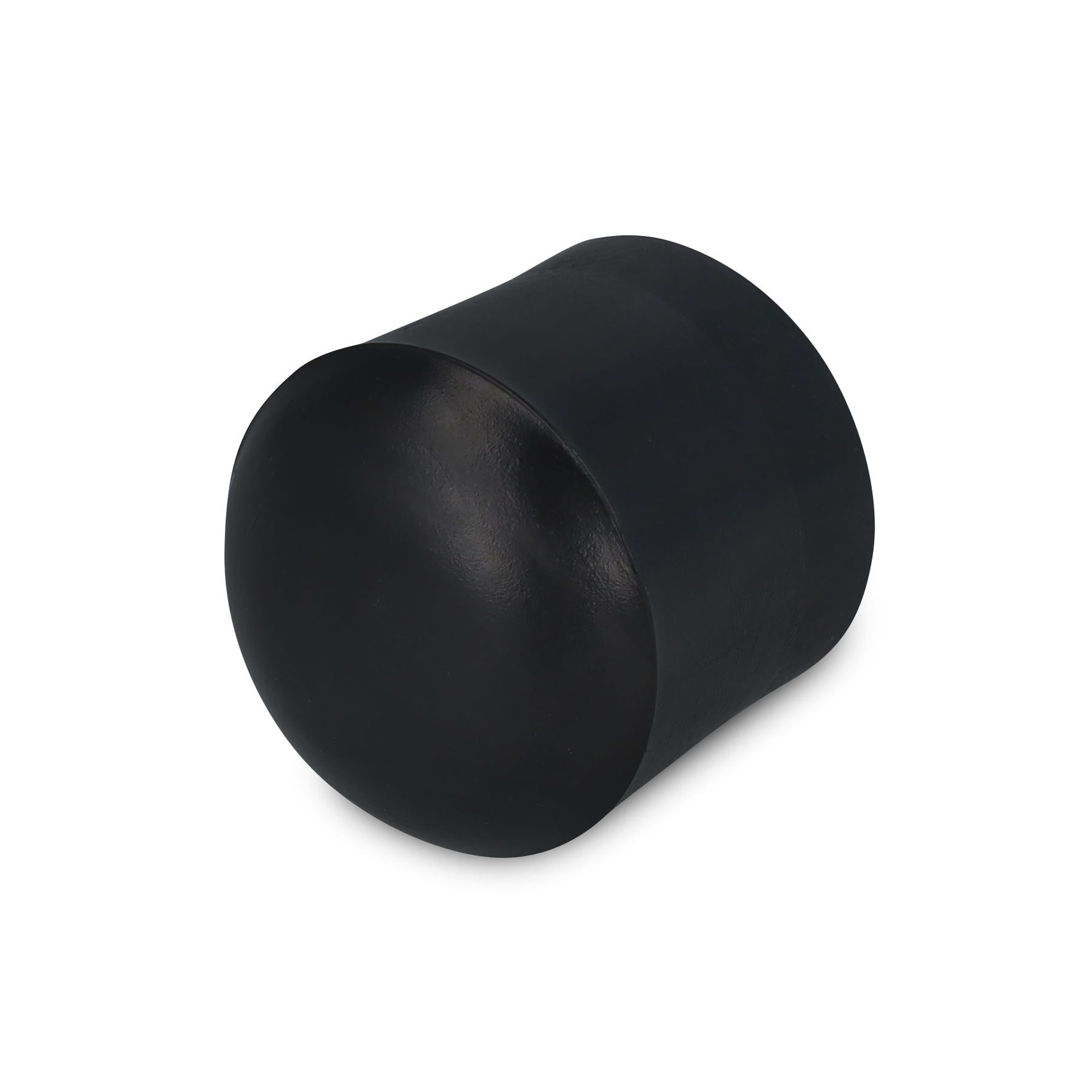 Runde Kappen schwarz 15 mm