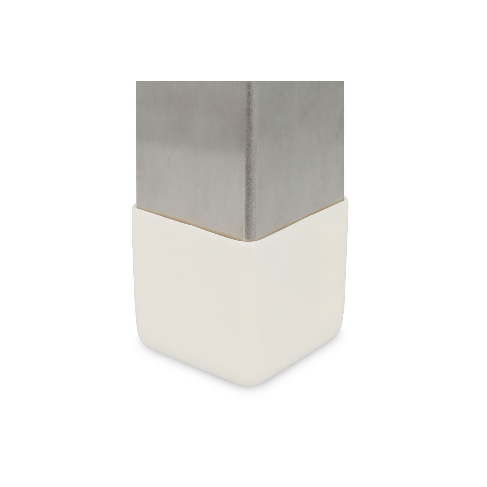 Stuhlbeinkappen weiss 45 x 45 mm