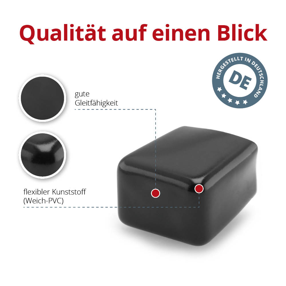 Stuhlkappen rechteckig 30 x 20 mm