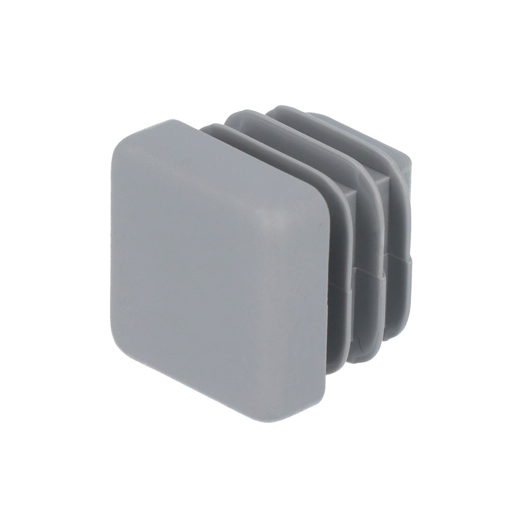 Lamellenstopfen grau 16 x 16 mm