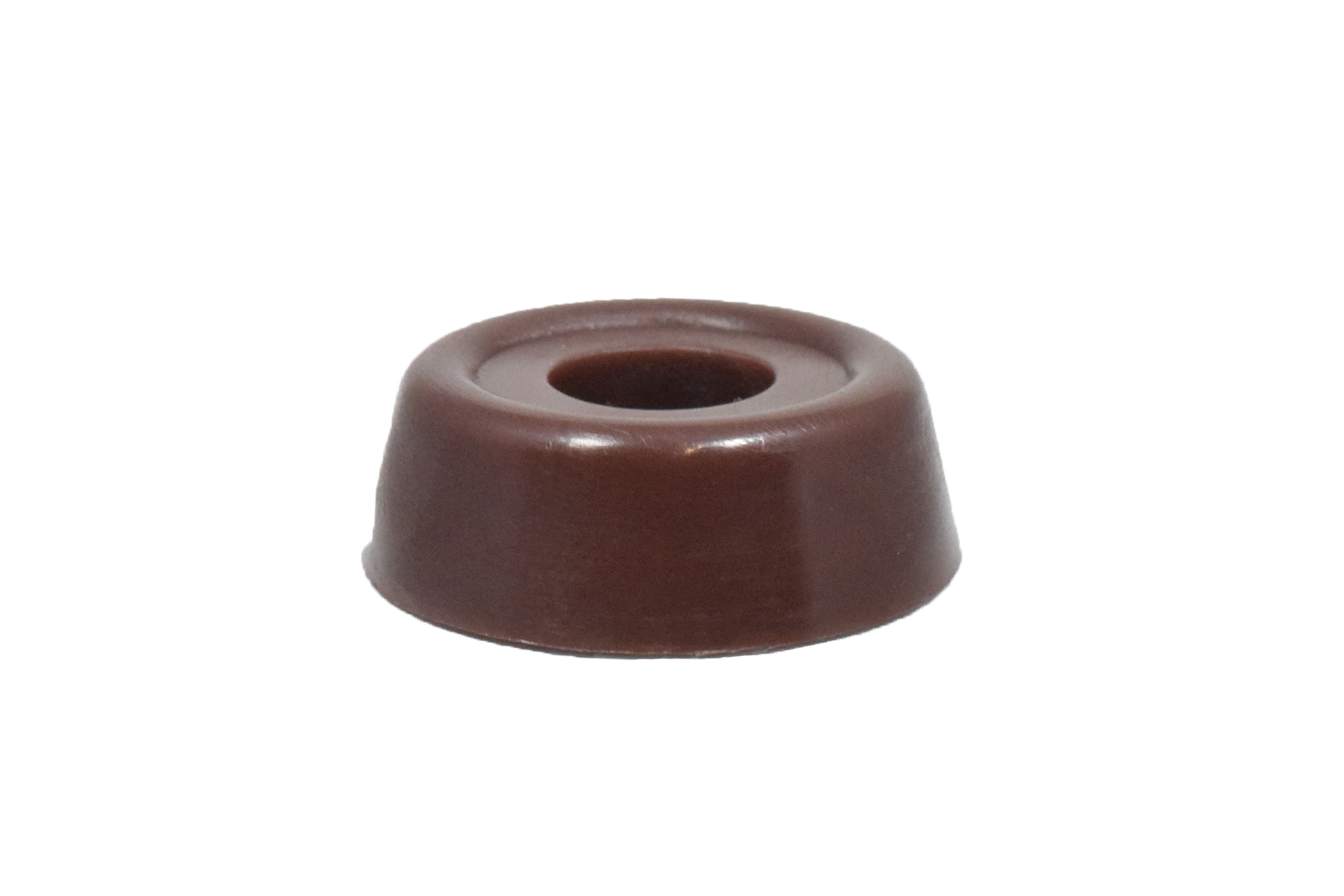 Kunststoffgleiter zum Schrauben 20 mm braun