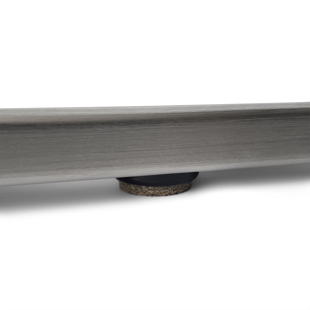 Kantrohrgleiter Filz mit Zapfen 14 mm 6 mm