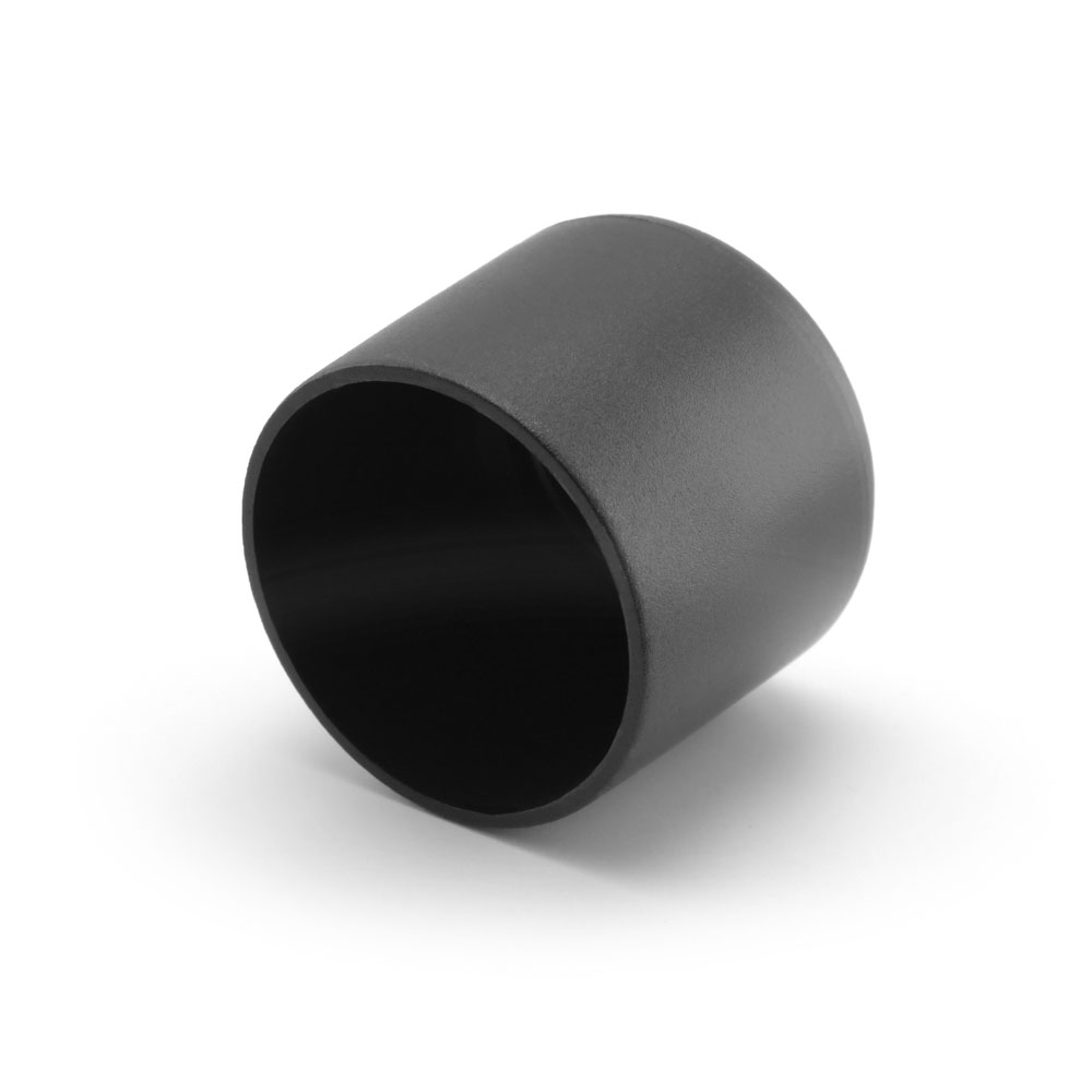 Runde Kappen schwarz 30 mm