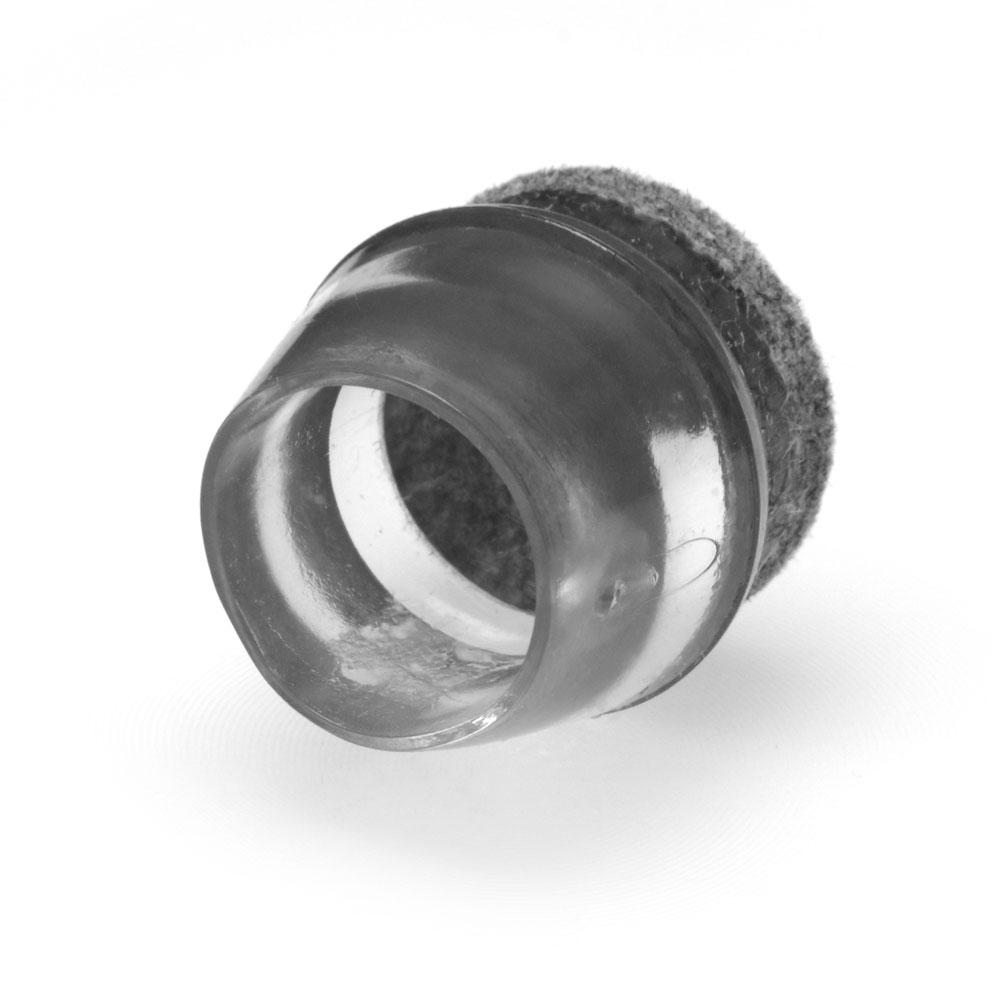 Filz Fusskappen transparent 16-19 mm