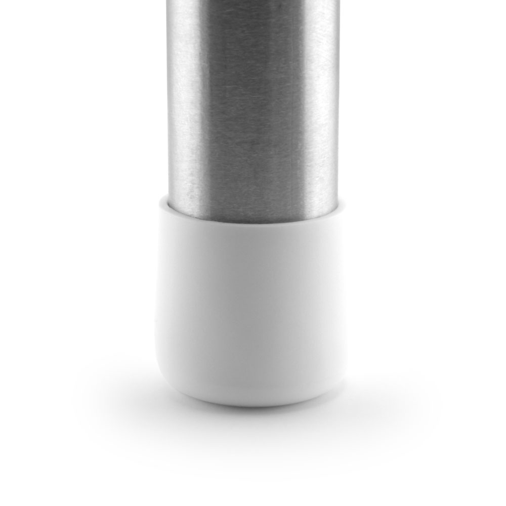 Fusskappen rund 8 mm weiss