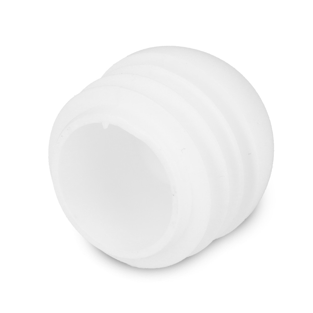 Stopfen mit Kugelkopf weiss 22,8 - 25,0 mm