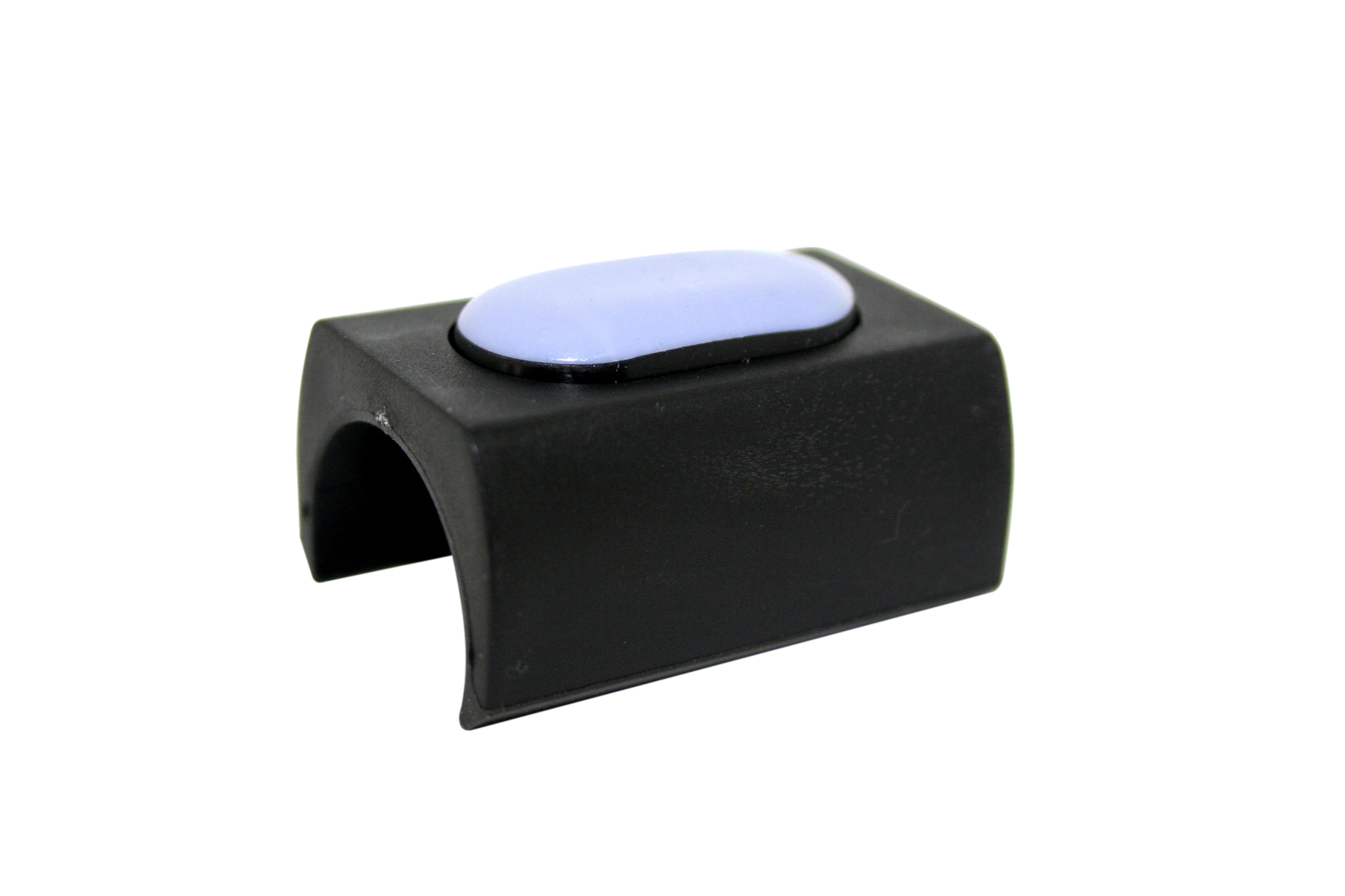 Klemmgleiter Teflon schwarz 18,0-19,9 mm mit Zapfen