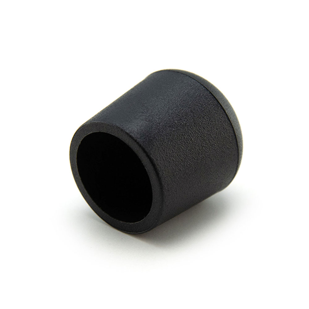 Runde Kappen schwarz 6 mm
