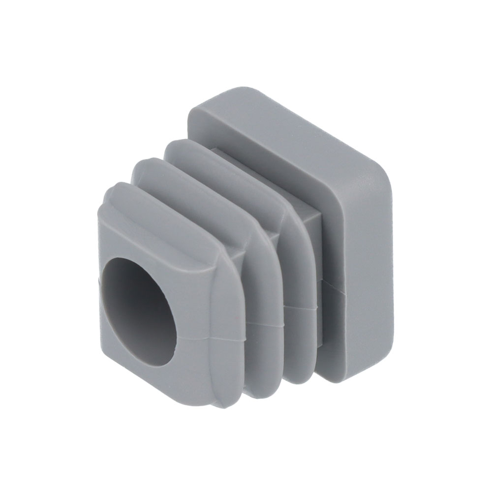 Lamellenstopfen grau 18 x 18 mm