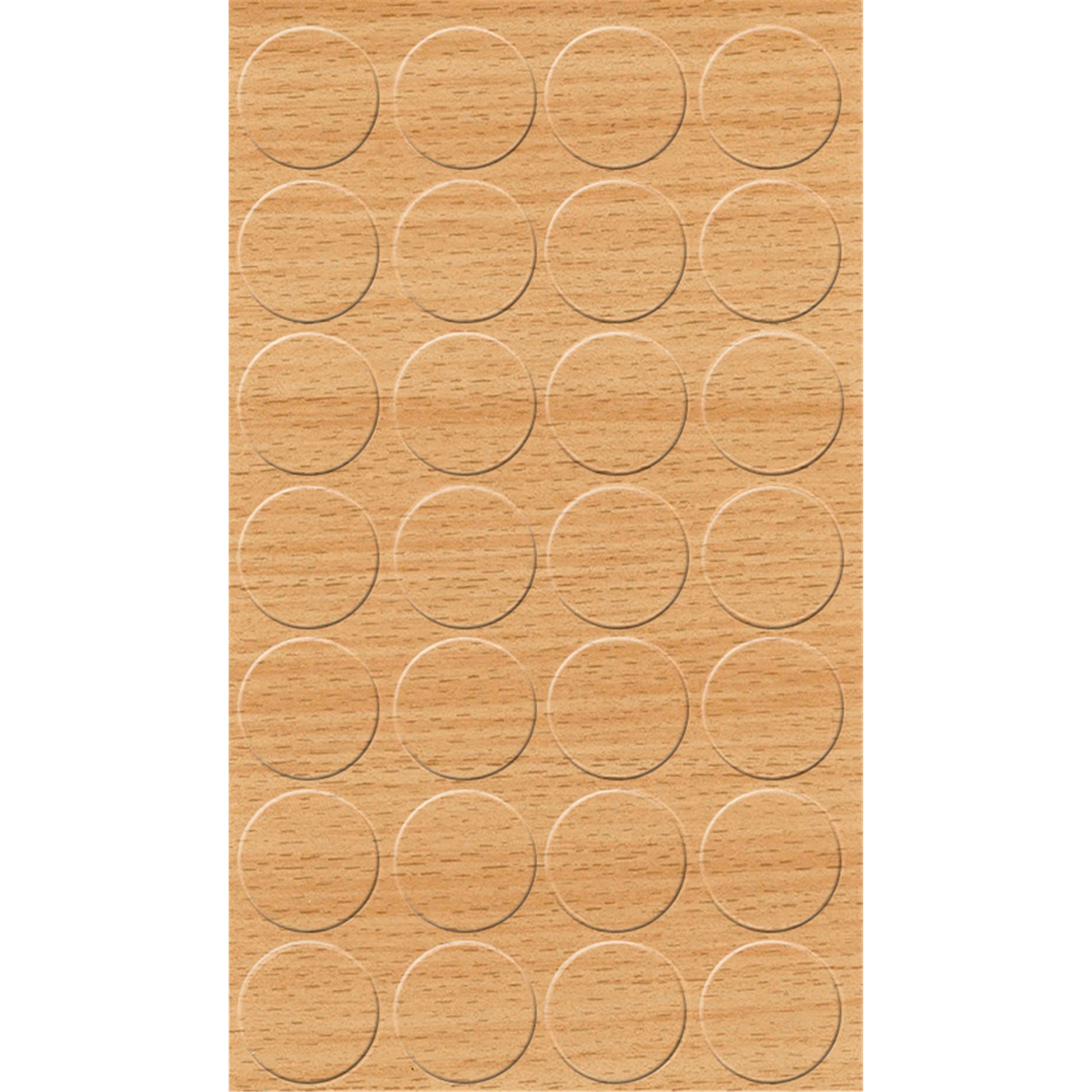 Abdeckkappen Buche 20 mm