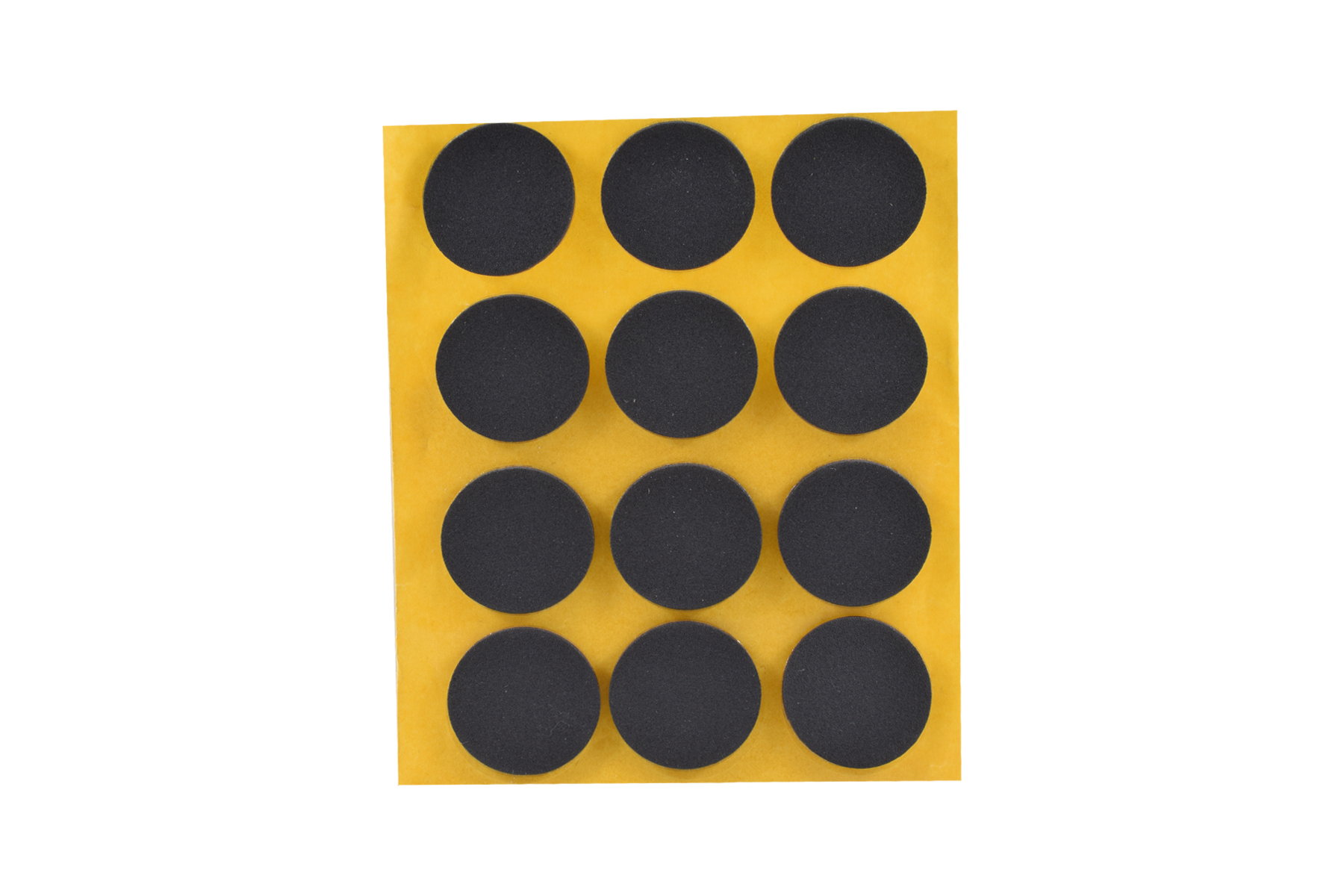 Anti Rutsch Pads selbstklebend 28 mm schwarz (12 Stück)