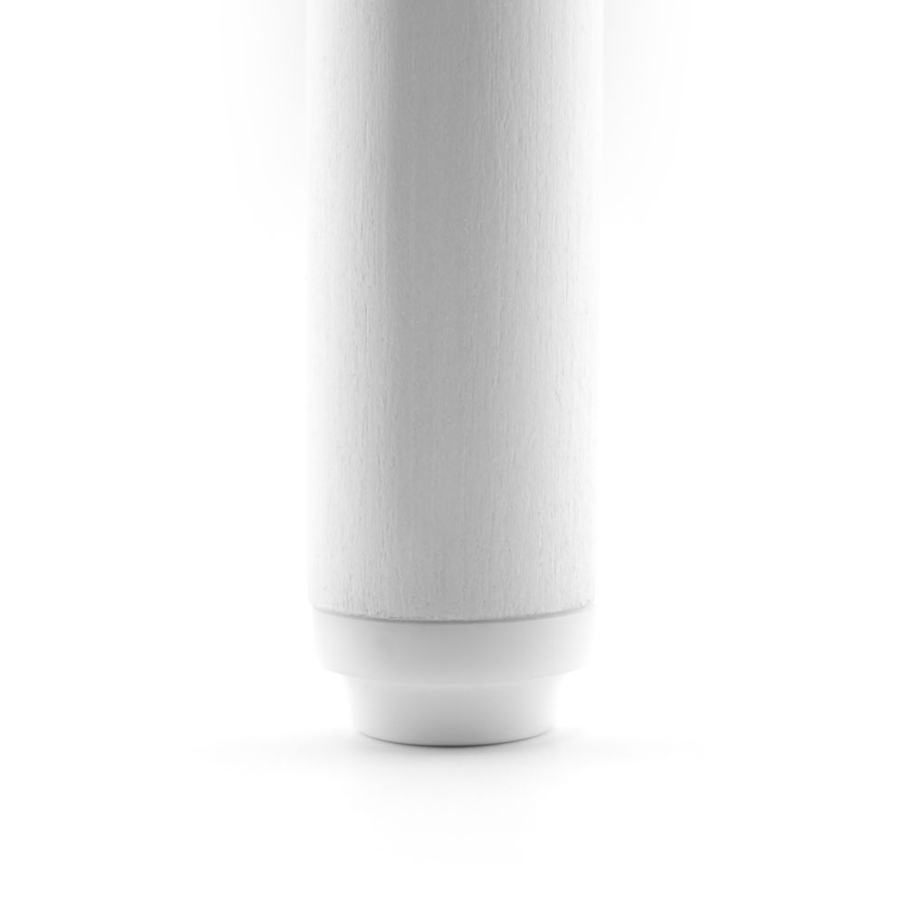 Schraubstopper 28 mm weiß