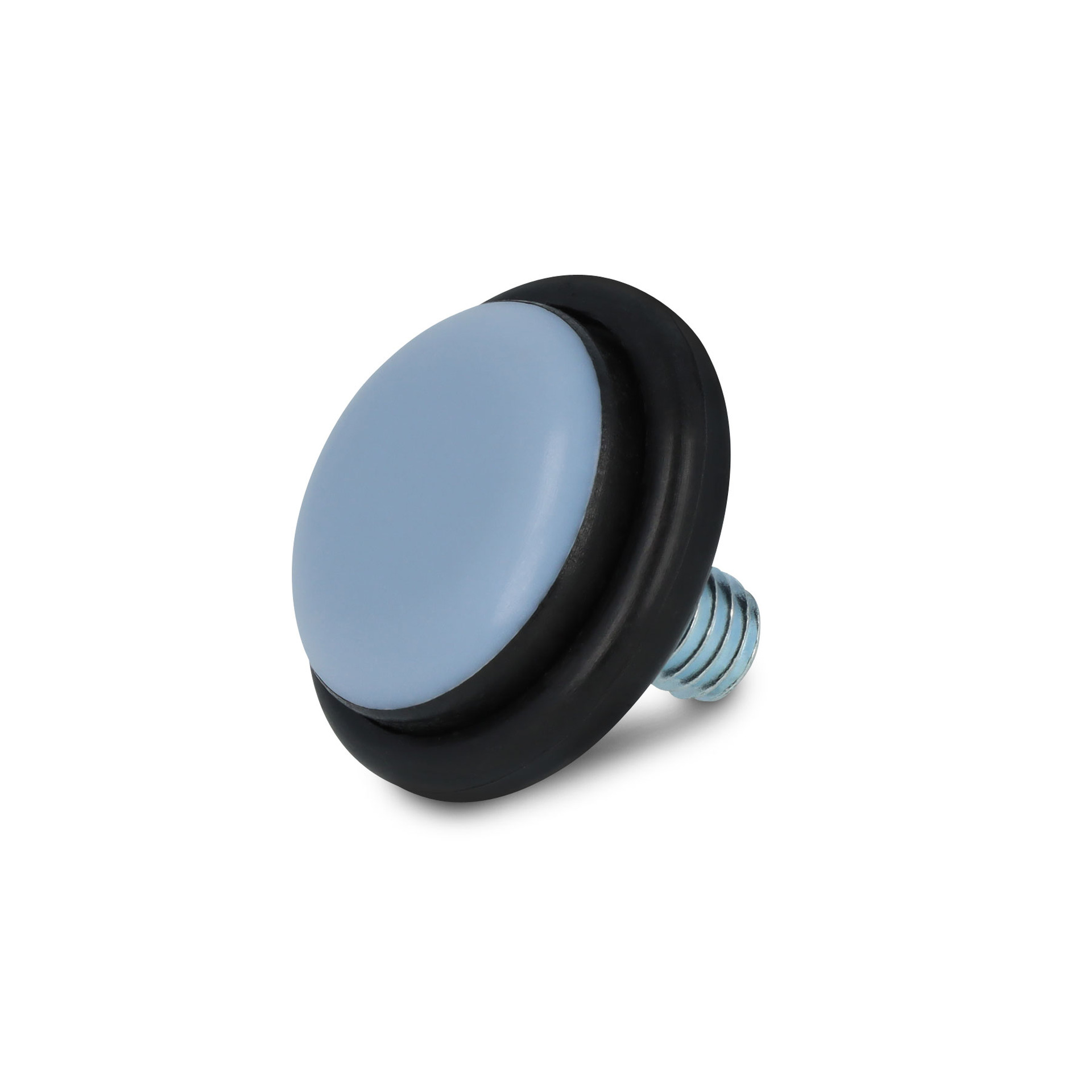 PTFE Gewindegleiter M6 Ø 23 mm Länge 8 mm