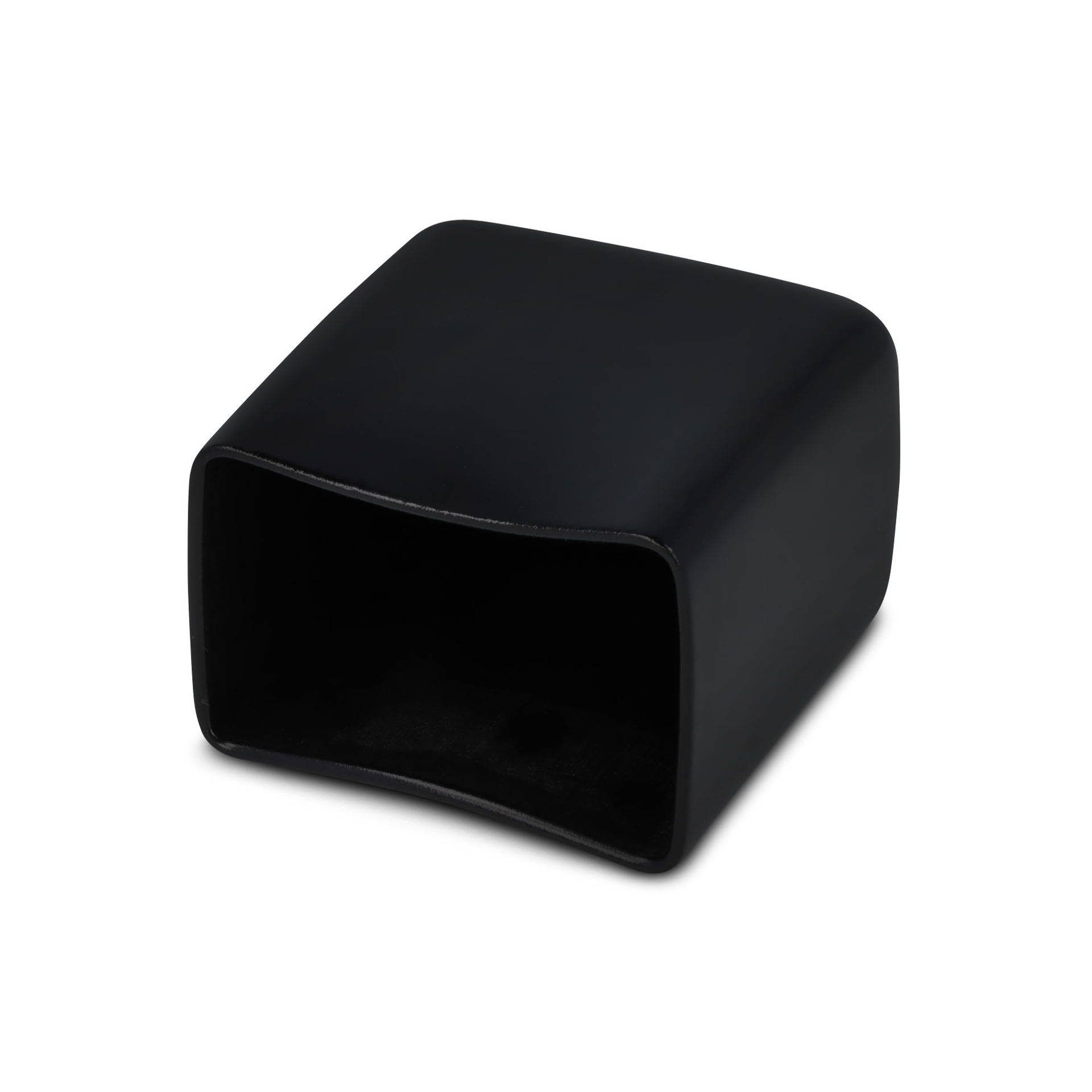 Stuhlbeinkappen schwarz 45 x 30 mm