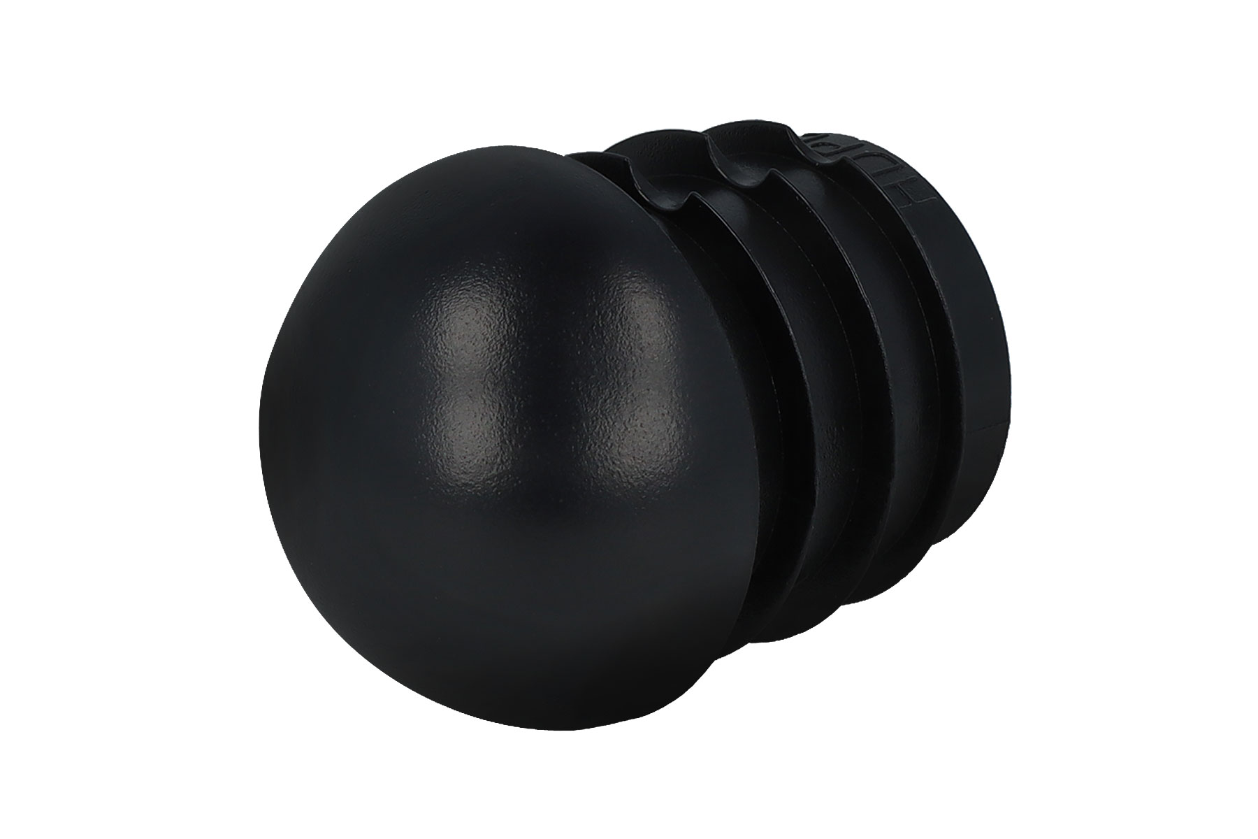 Stopfen mit Kugelkopf schwarz 17,6 - 18,9 mm