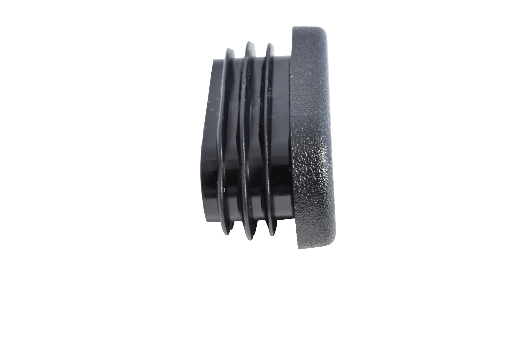Lamellenstopfen oval 30 x 15 mm schwarz
