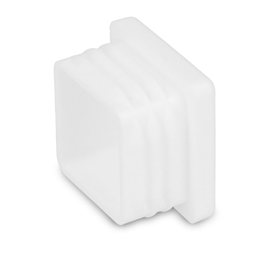 Lamellenstopfen weiss 30 x 30 mm