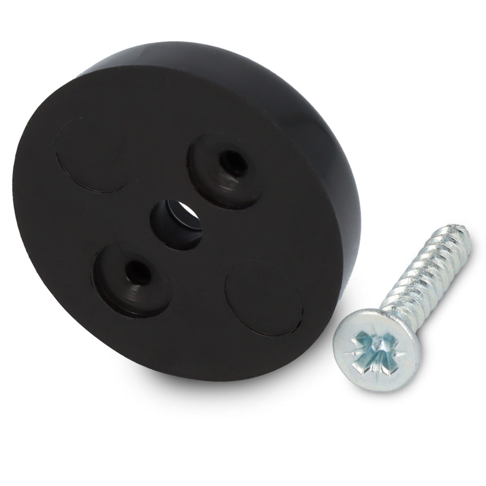 Stopper zum Schrauben 25 mm schwarz