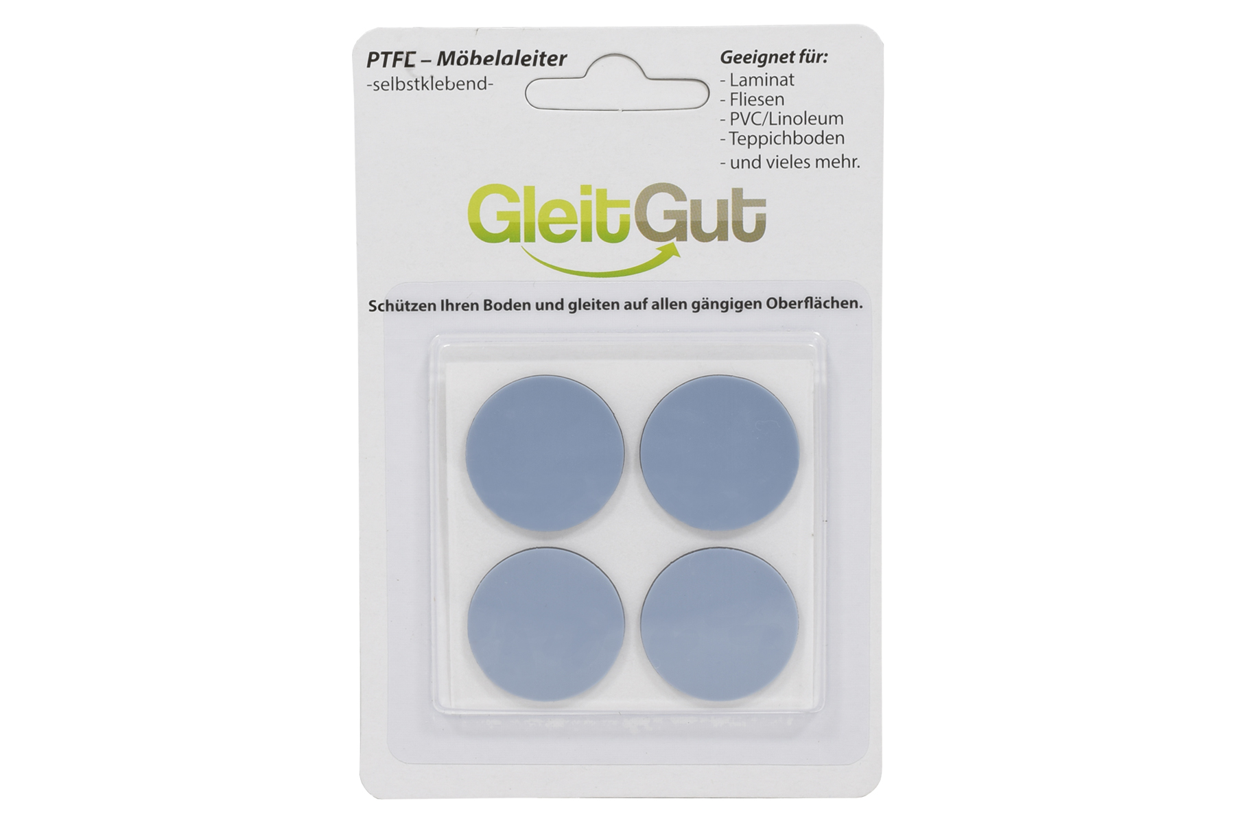 PTFE Klebegleiter dünn rund 28 mm