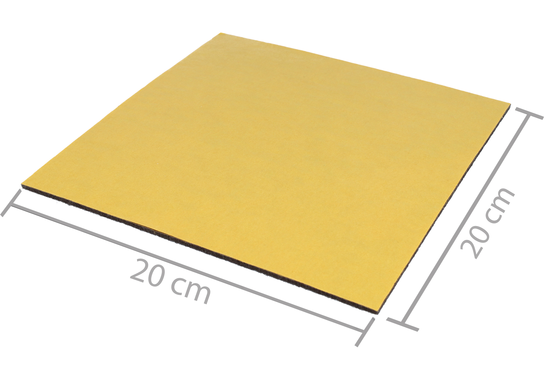 Filzzuschnitt selbstklebend 200 x 200 mm