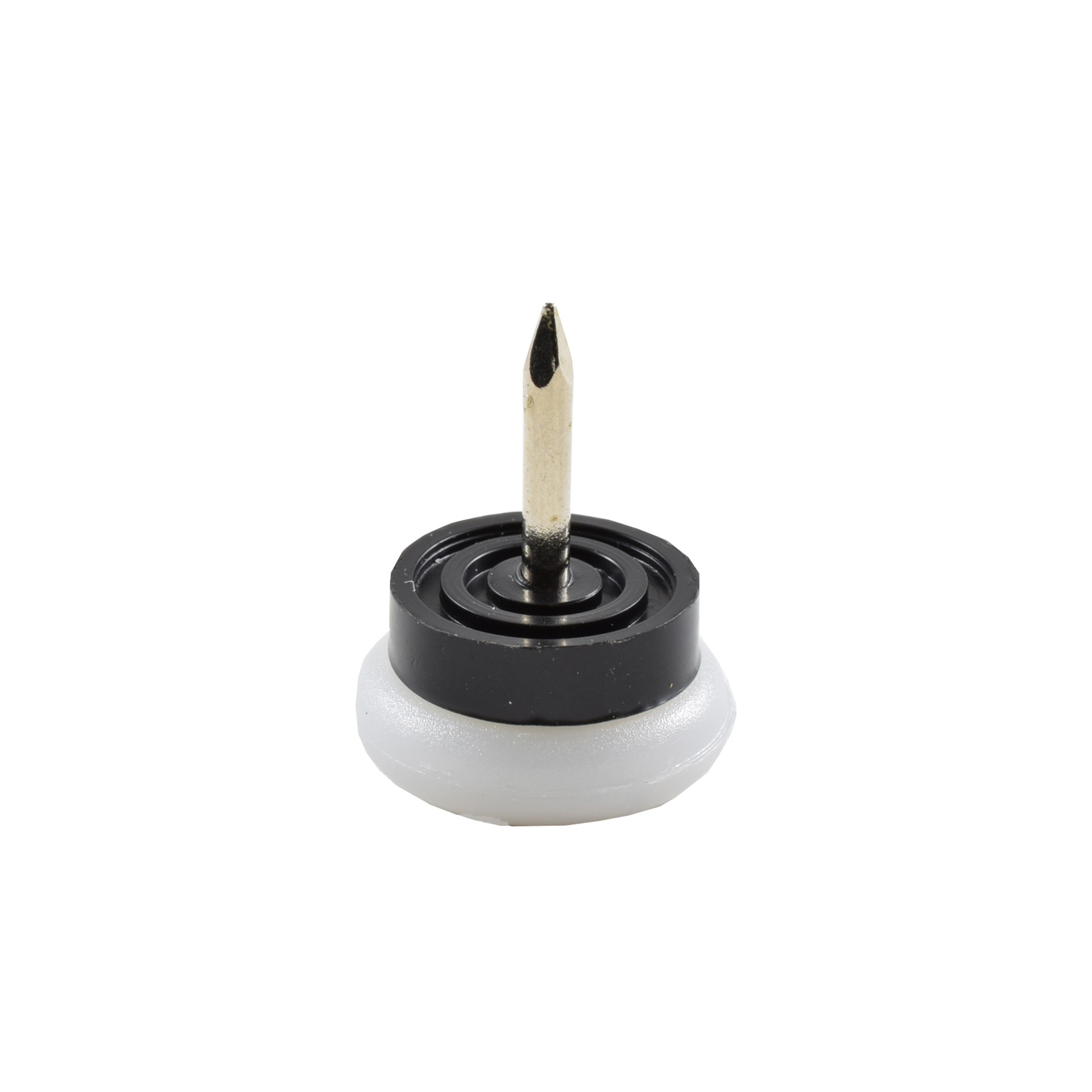 Möbelgleiter Kunststoff mit Nagel 18 mm