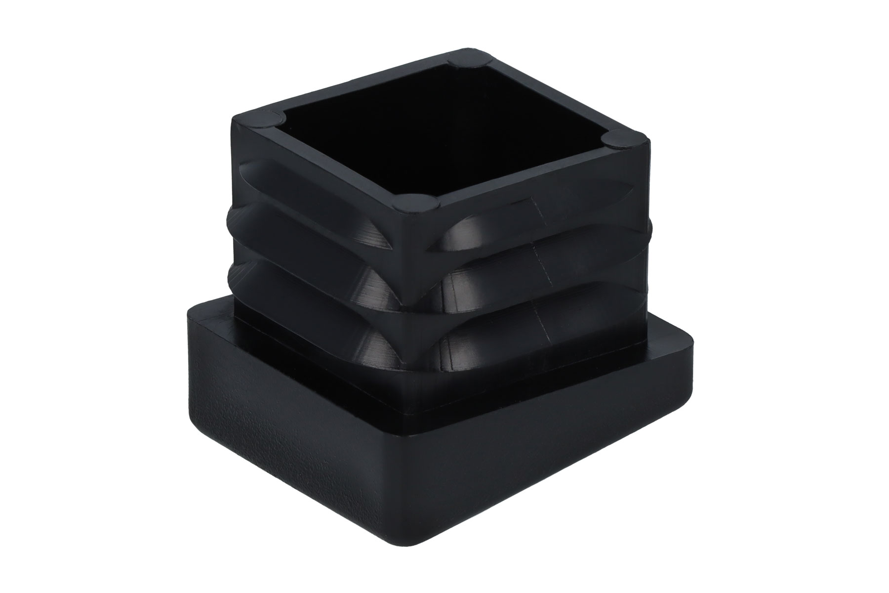 Lamellenstopfen eckigfür schräge Stuhlbeine 25 x 25 mm