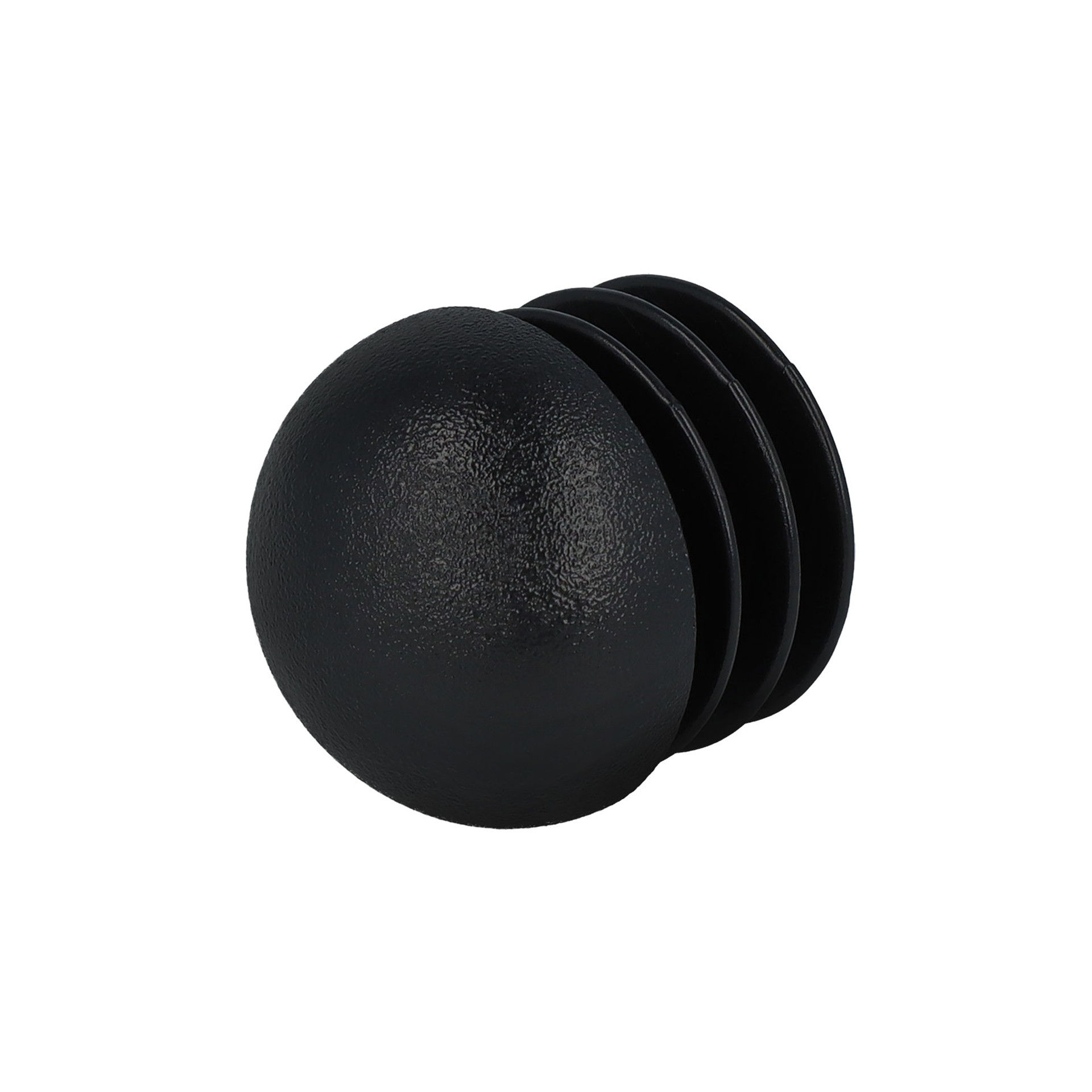 Stopfen mit Kugelkopf schwarz 13,7 - 16,1 mm