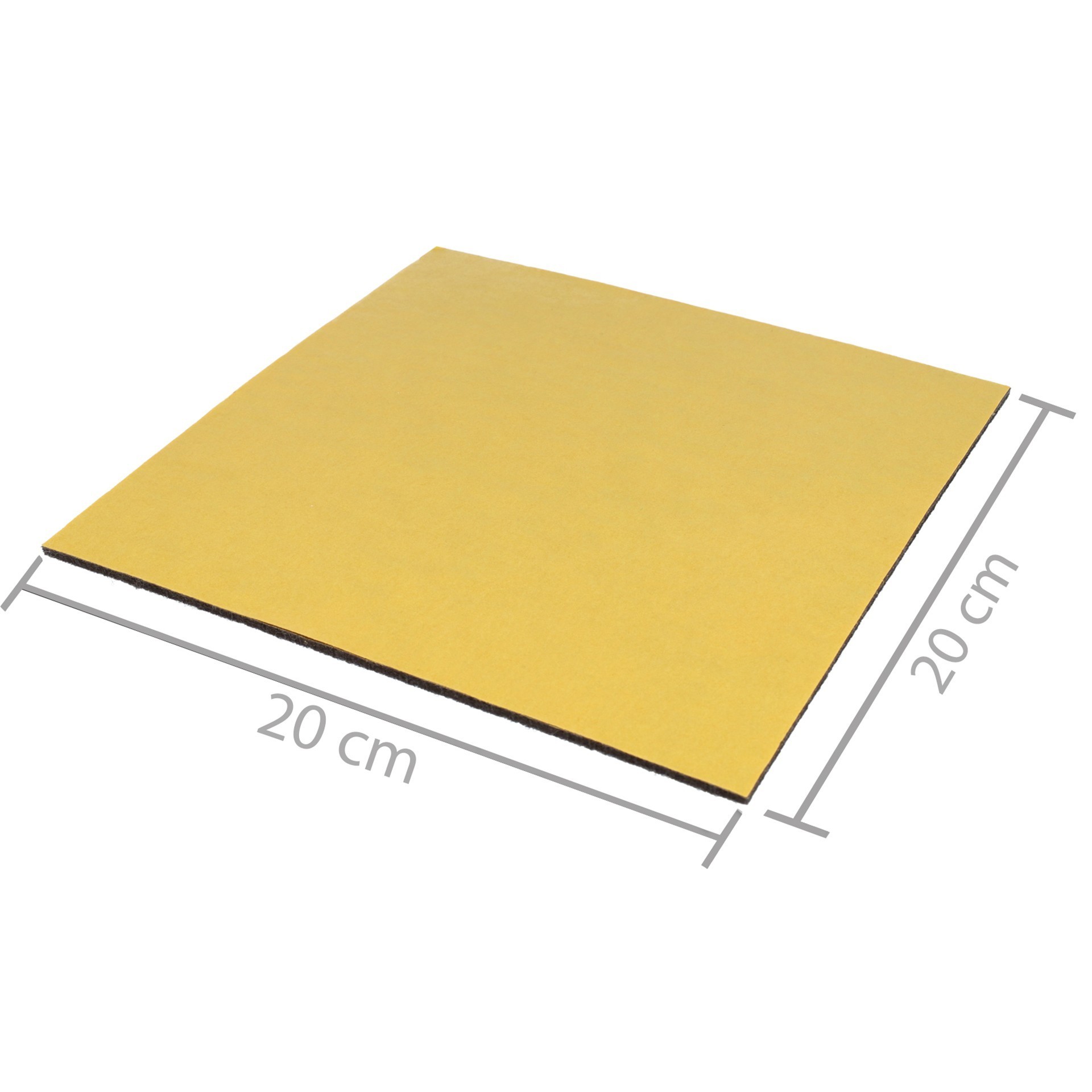 Filzzuschnitt selbstklebend 200 x 200 mm
