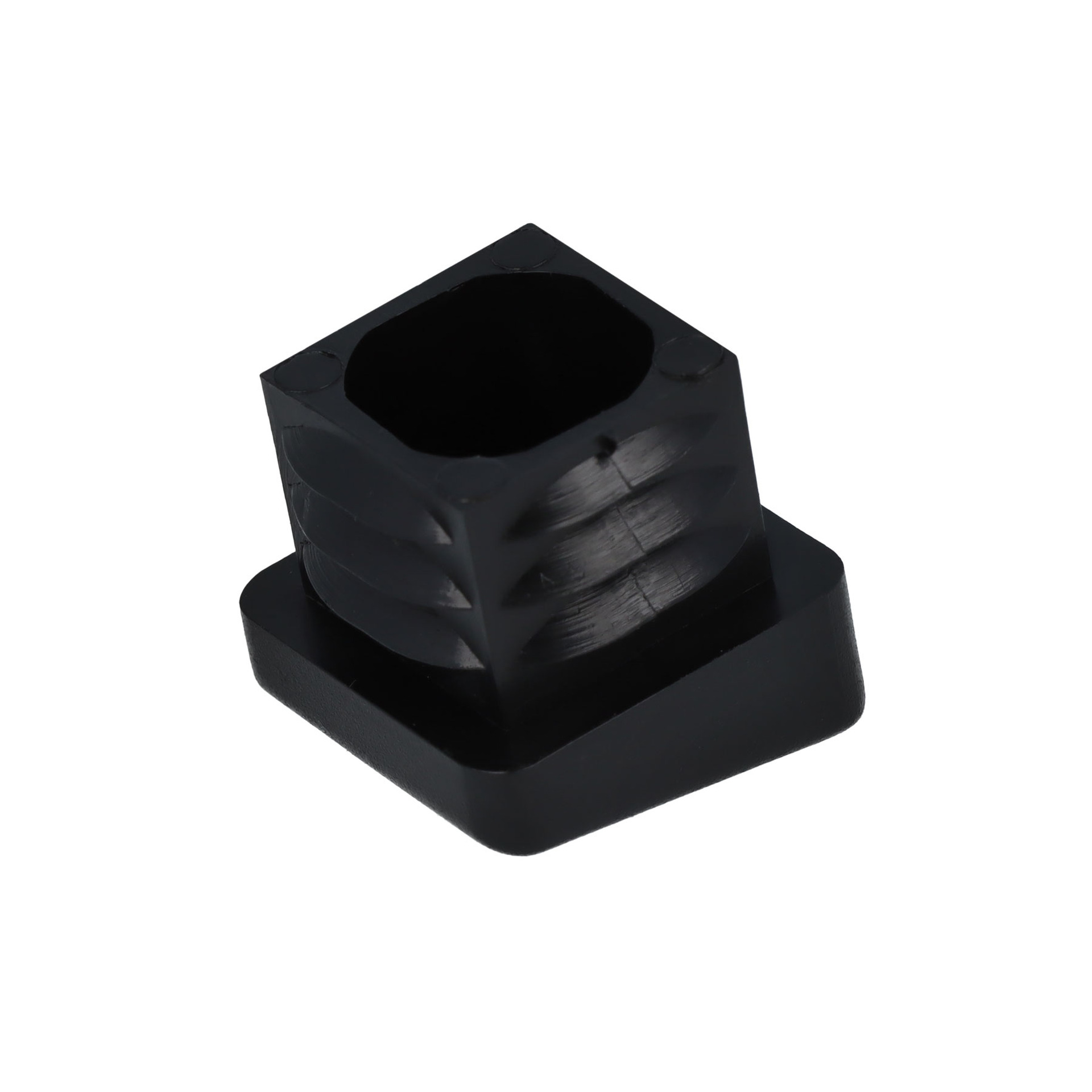 Lamellenstopfen eckig für schräge Stuhlbeine 20 x 20 mm
