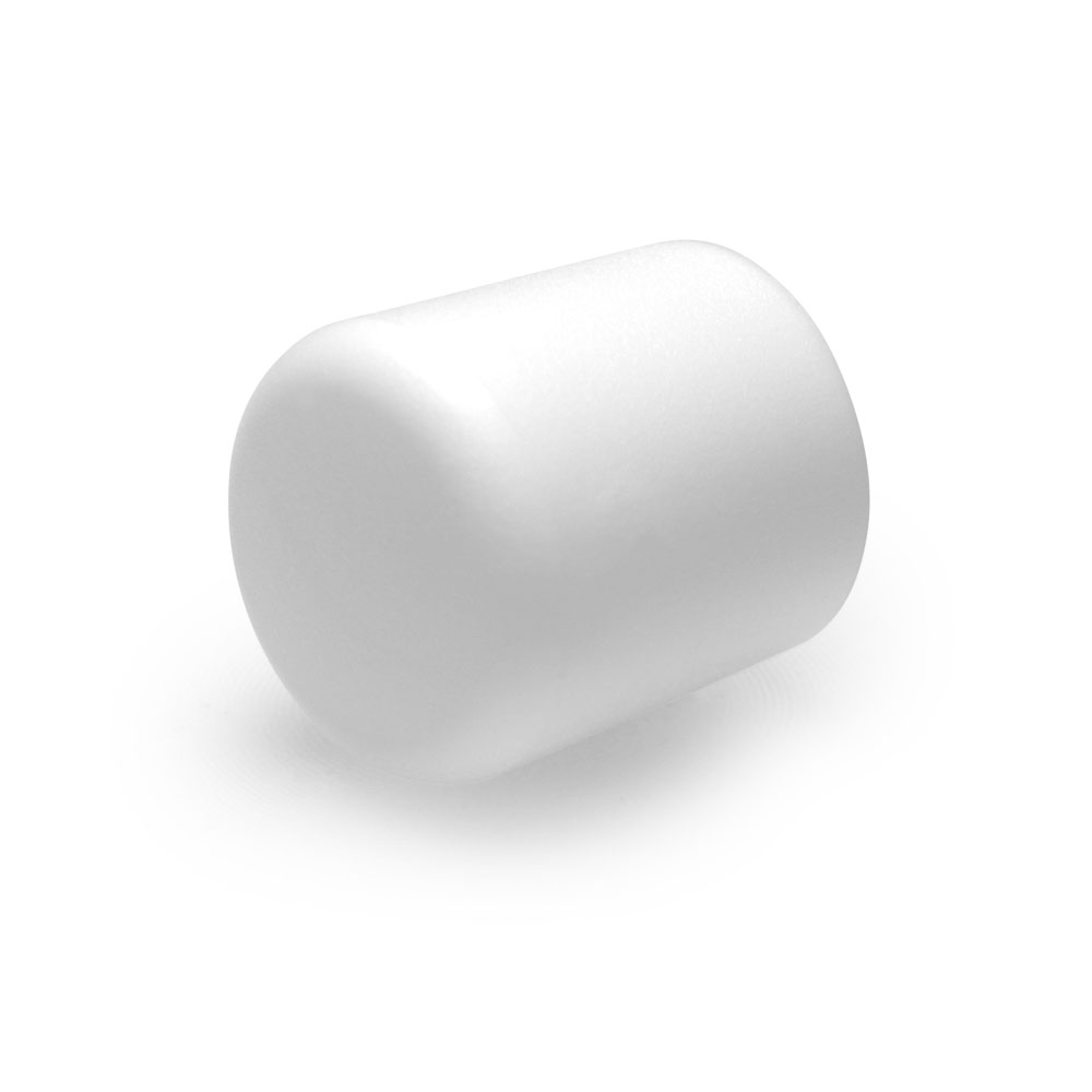 Fusskappen rund 20 mm weiss