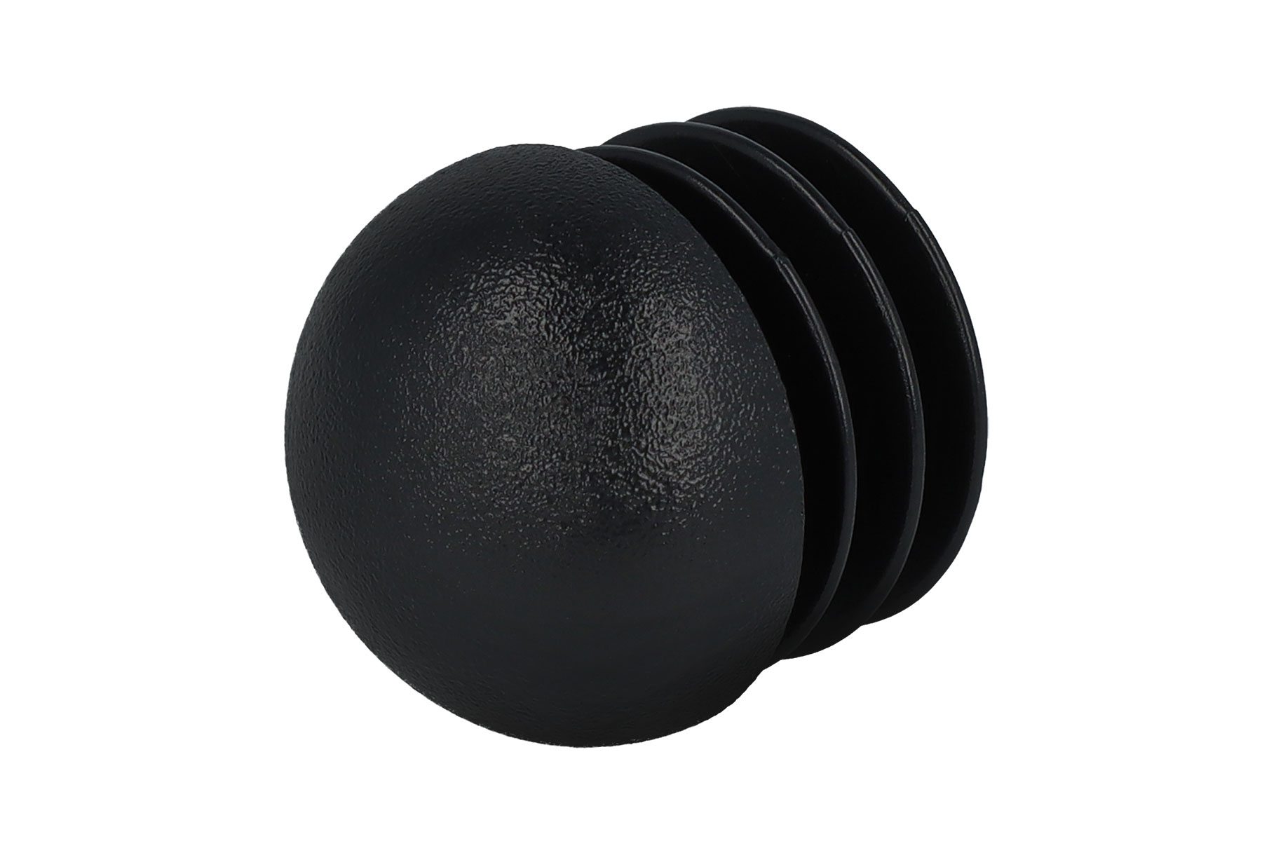 Stopfen mit Kugelkopf schwarz 13,7 - 16,1 mm