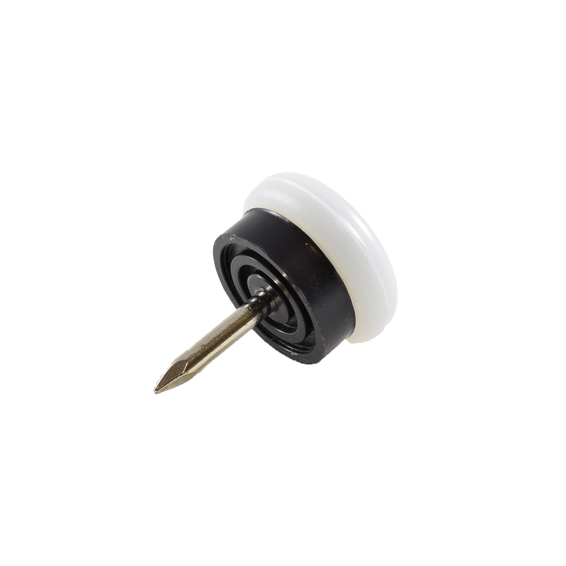 Möbelgleiter Kunststoff mit Nagel 18 mm
