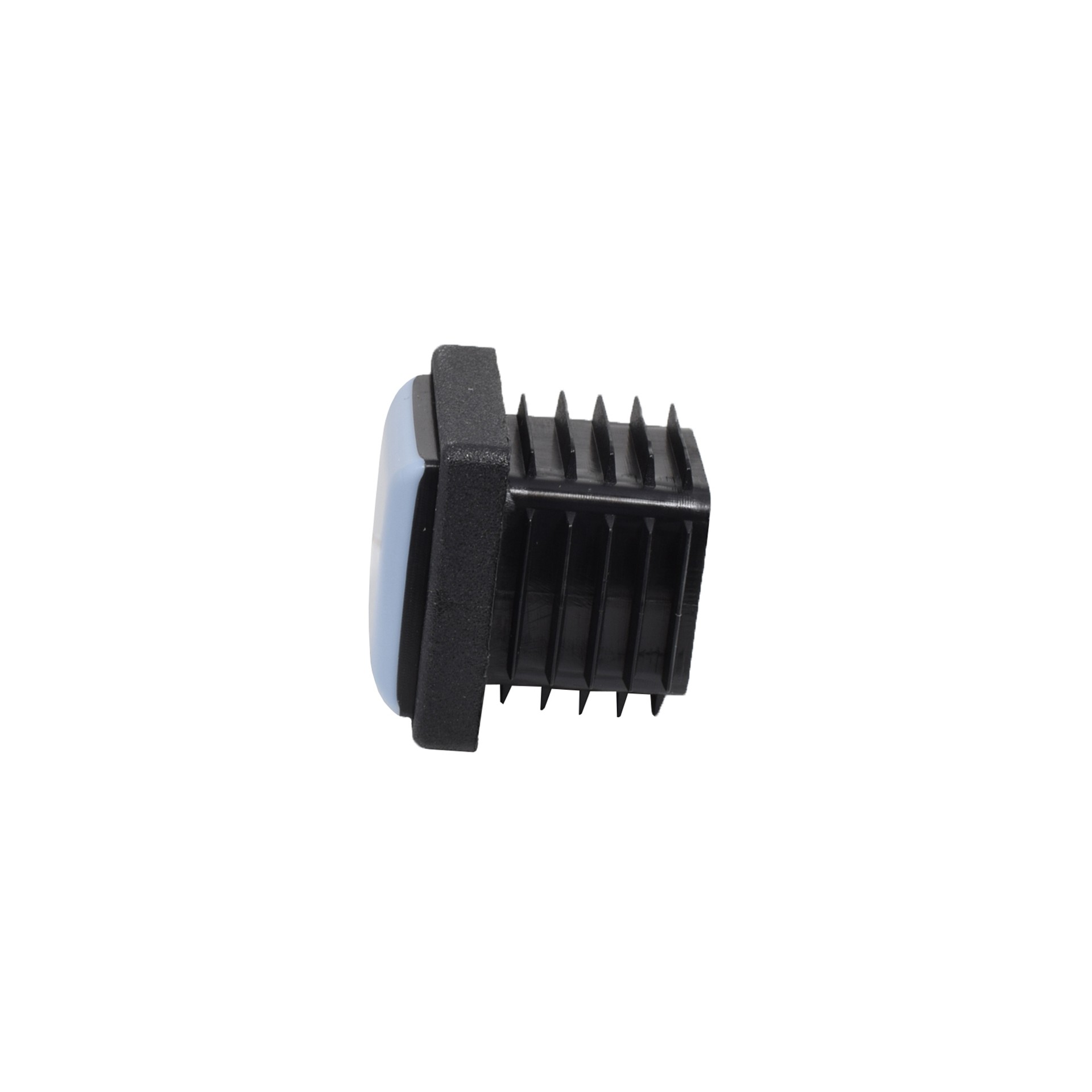 Teflon Stopfen für quadratische Rohre 25 x 25 mm