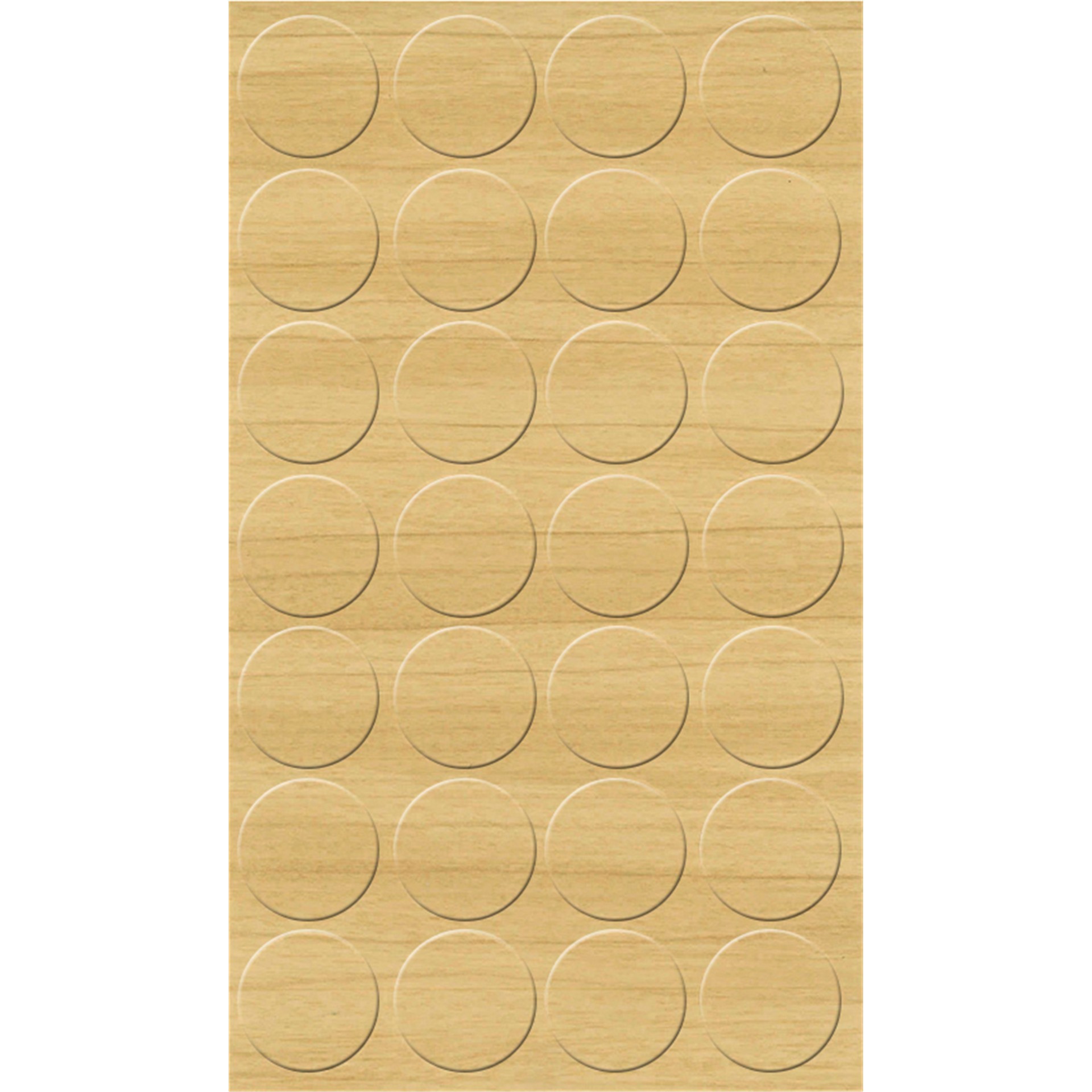 Abdeckkappen Birke 20 mm
