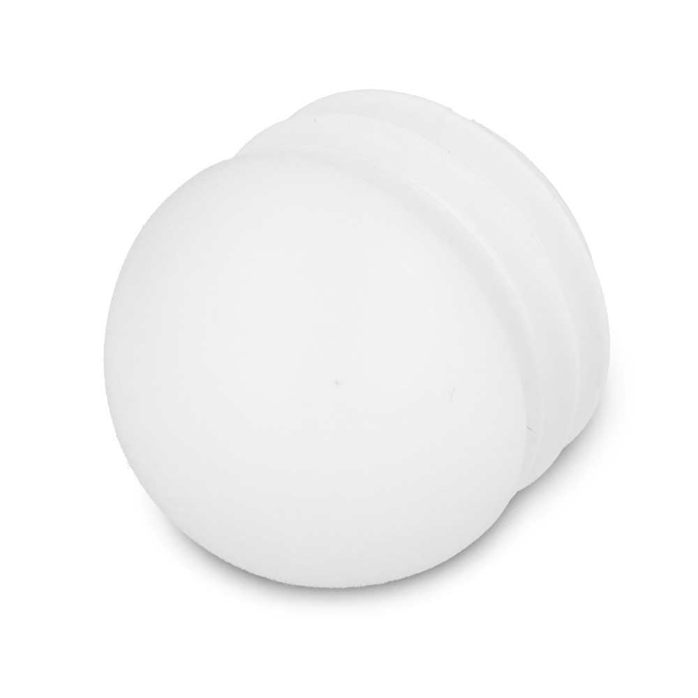 Stopfen mit Kugelkopf weiss 22,8 - 25,0 mm