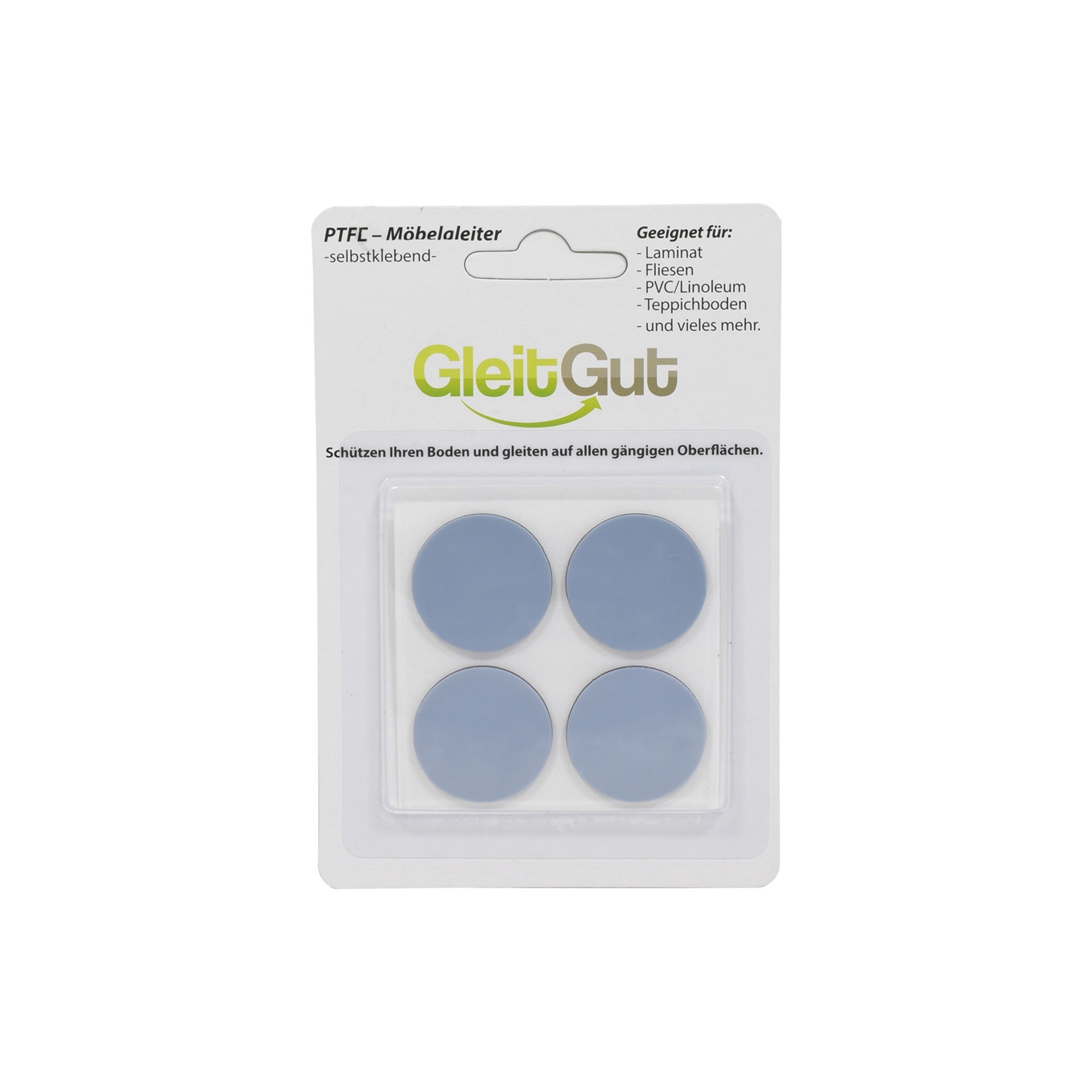 PTFE Klebegleiter dünn rund 28 mm