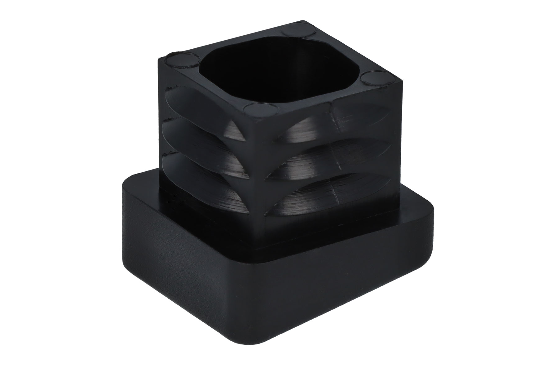 Lamellenstopfen eckigfür schräge Stuhlbeine 20 x 20 mm