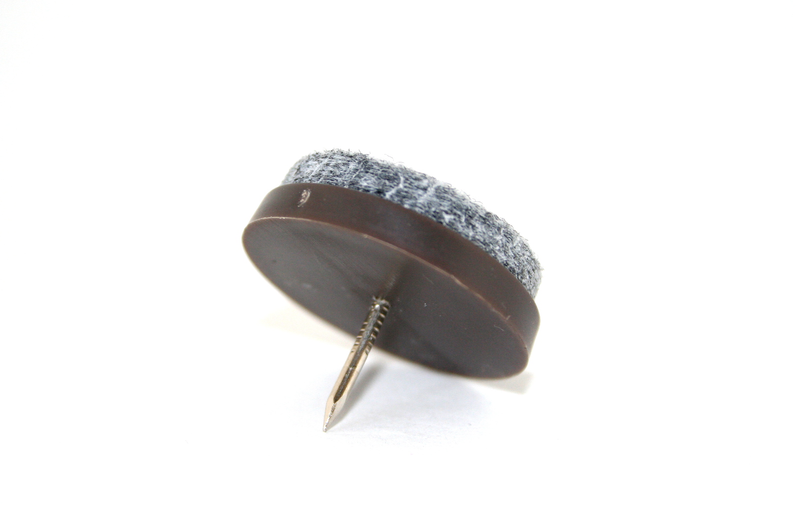 Filzgleiter mit Nagel braun 24 mm
