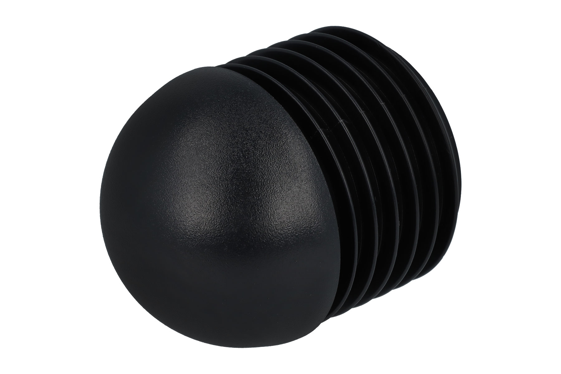 Stopfen mit Kugelkopf schwarz 52,0 - 57,0 mm