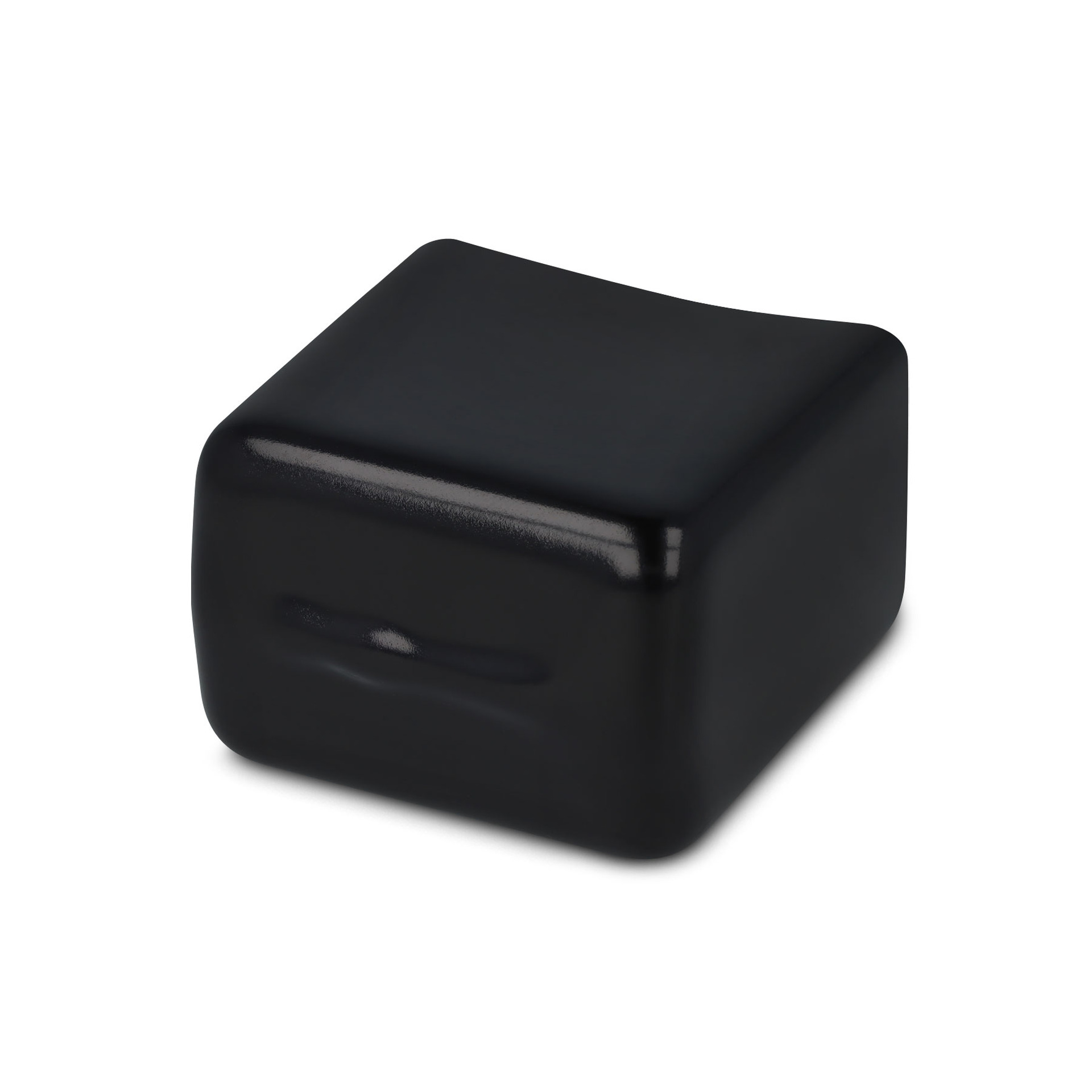 Stuhlbeinkappen schwarz 45 x 30 mm
