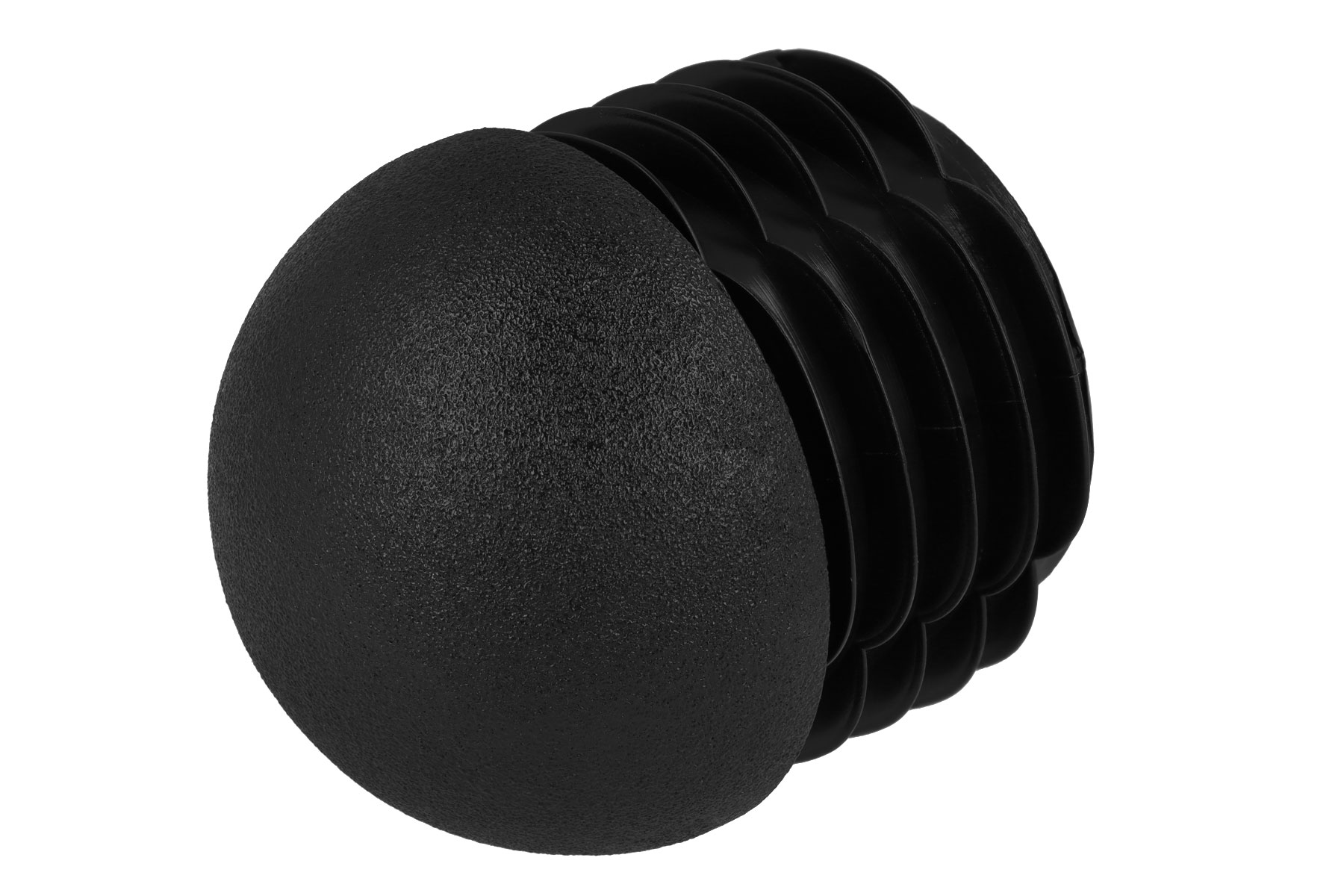Stopfen mit Kugelkopf schwarz 40,0 - 45,0 mm
